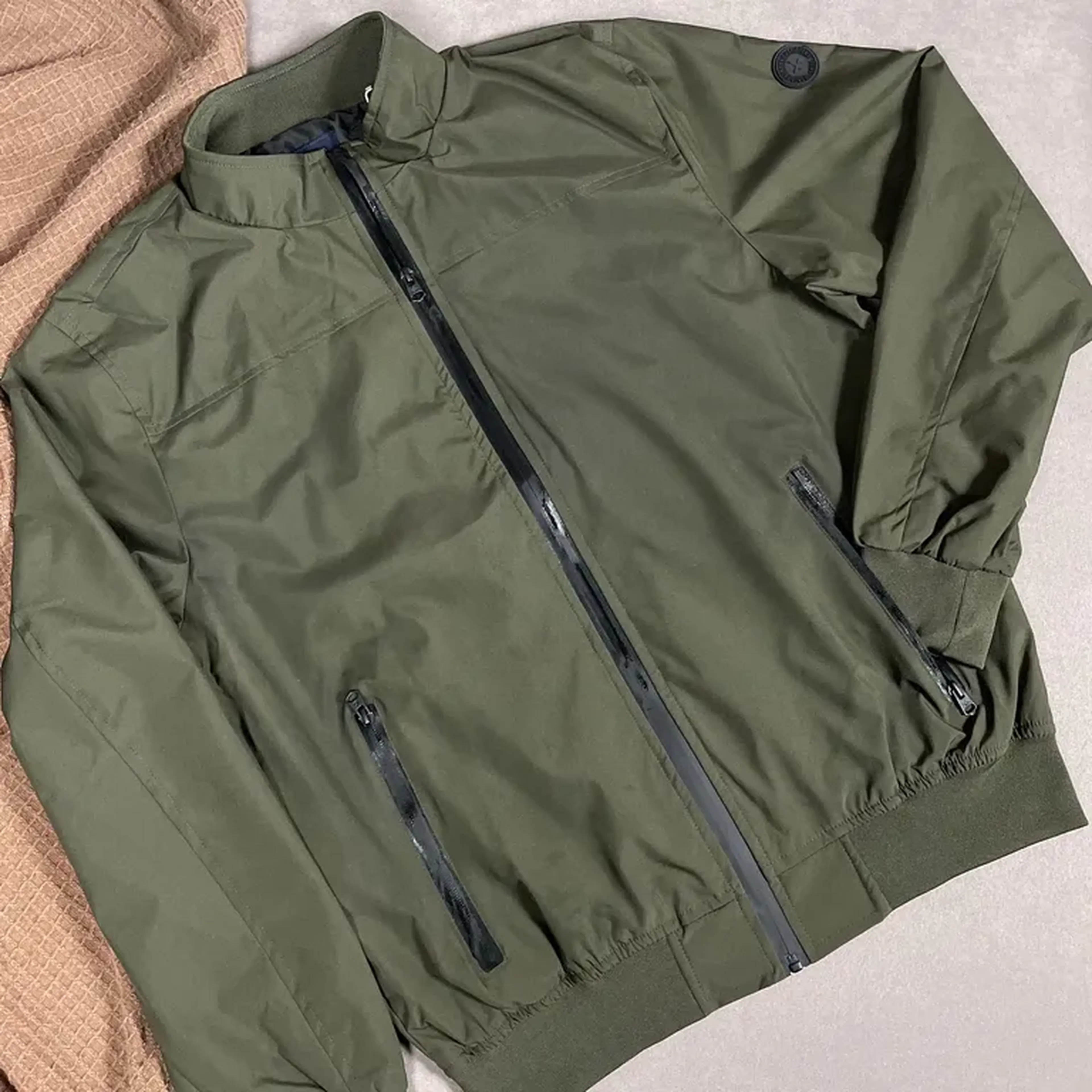 Jaqueta taslon casual masculina imagem