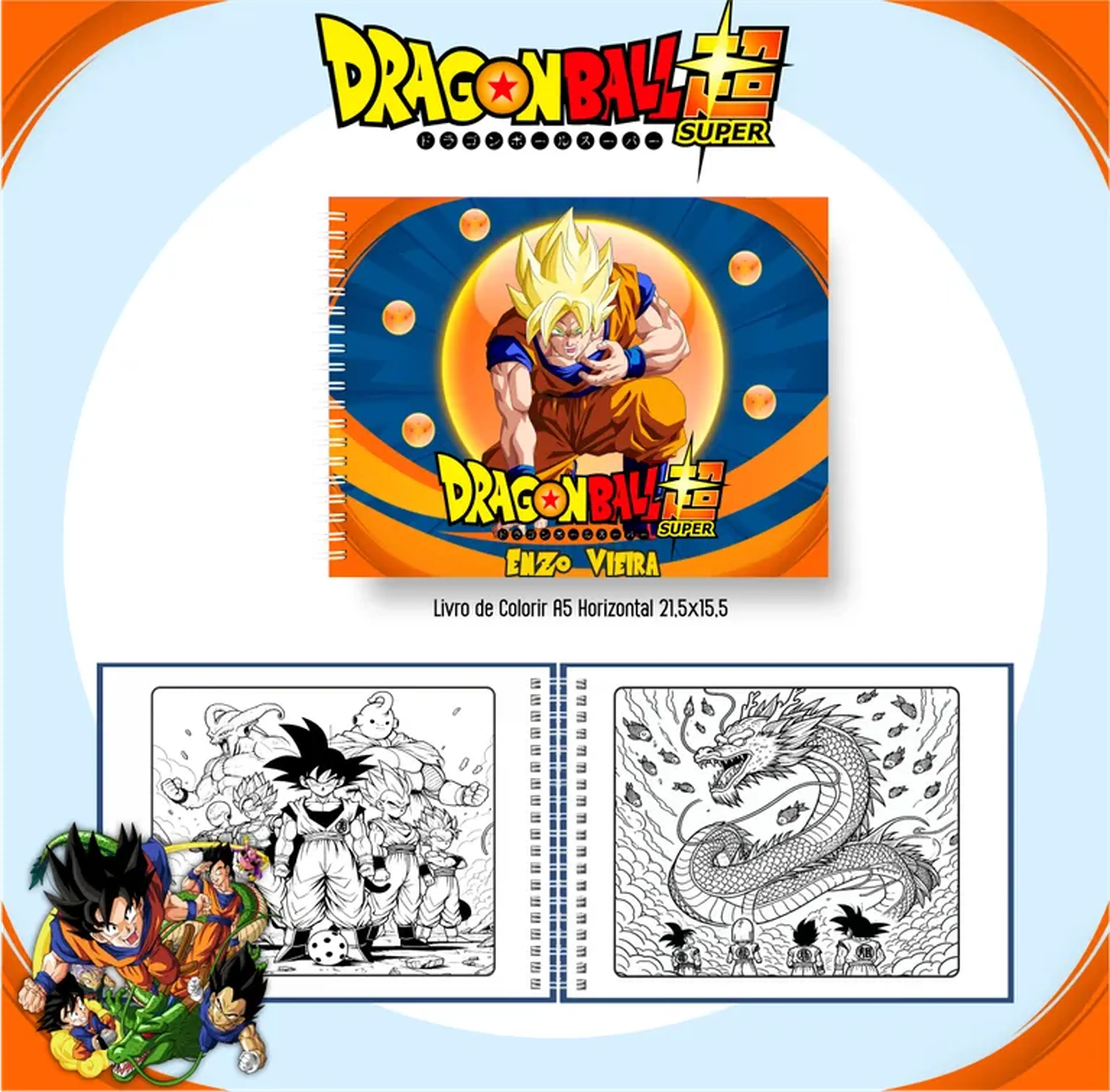 DragonBall Z Colorir imagem