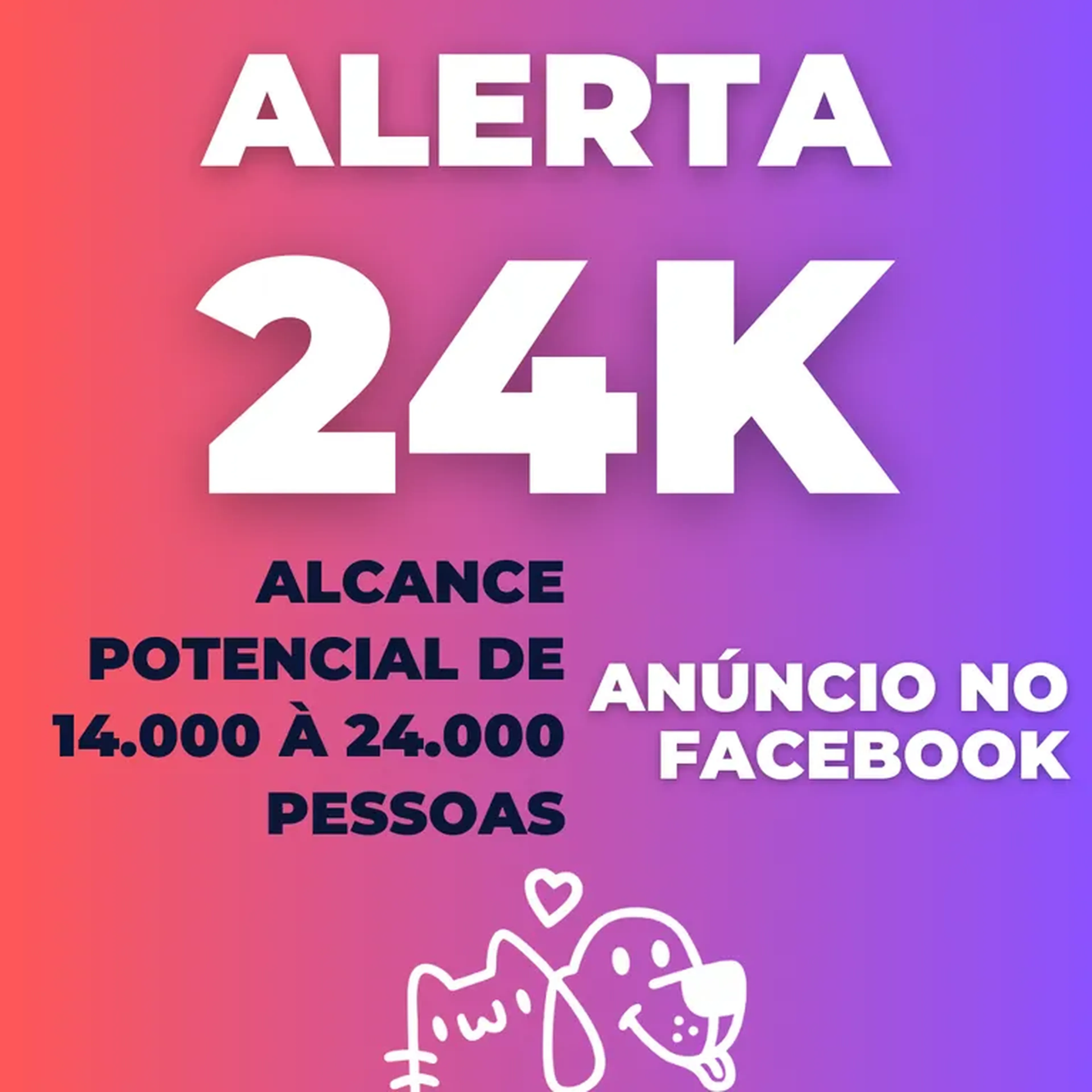 ALERTA 24K Anúncio no Facebook imagem