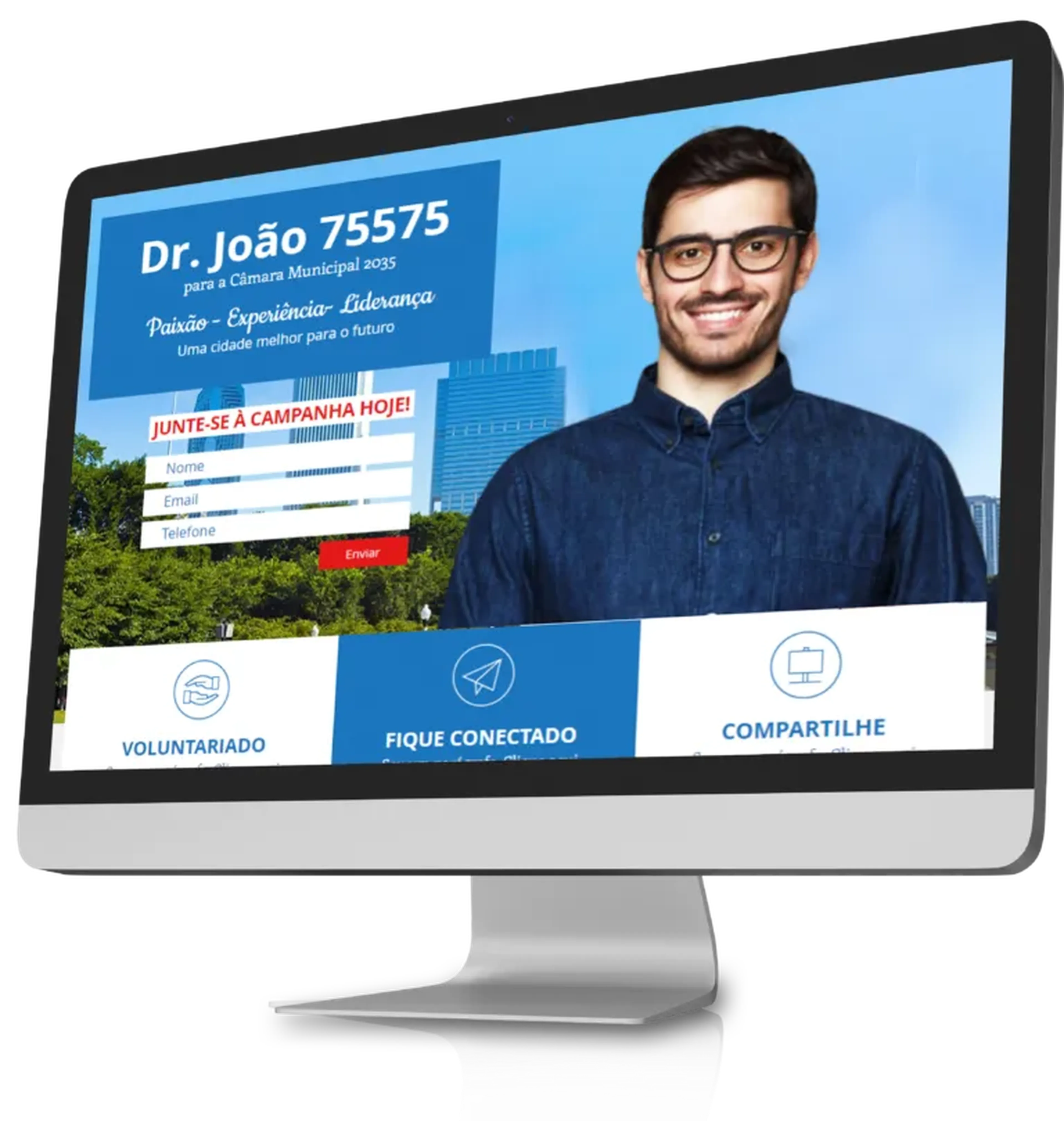 Website para Candidatos Políticos imagem