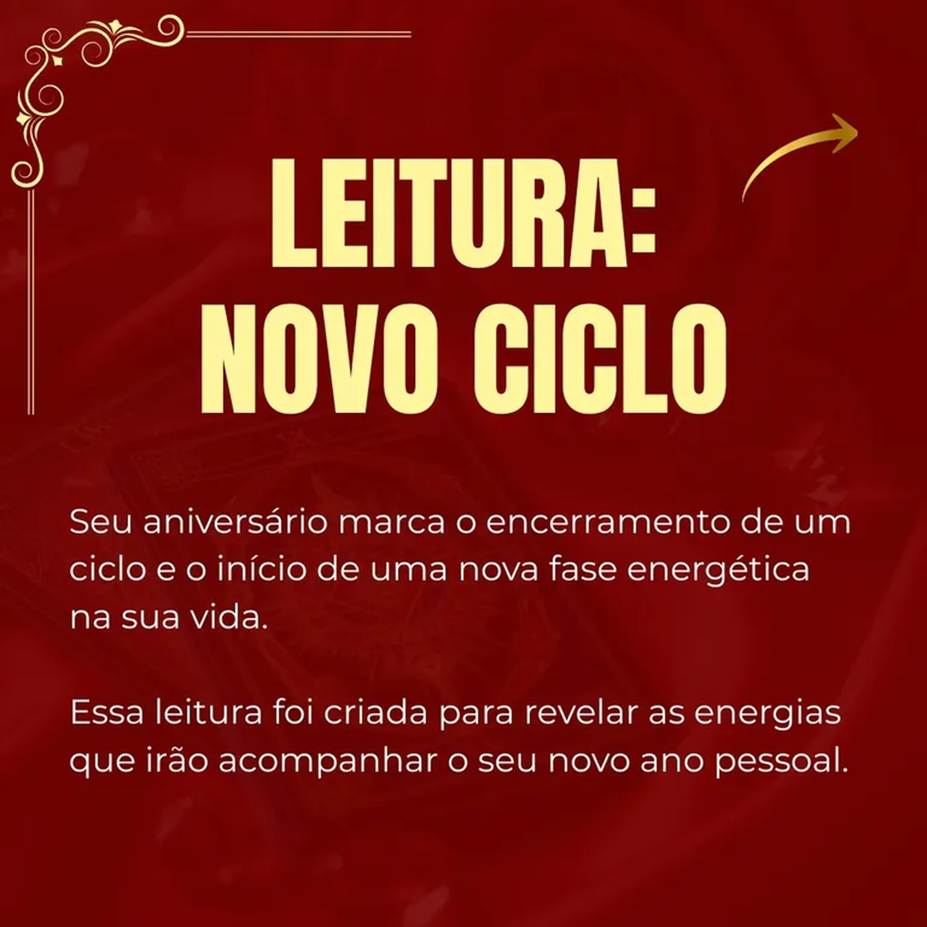 Leitura de Aniversário - Novo Ciclo imagem