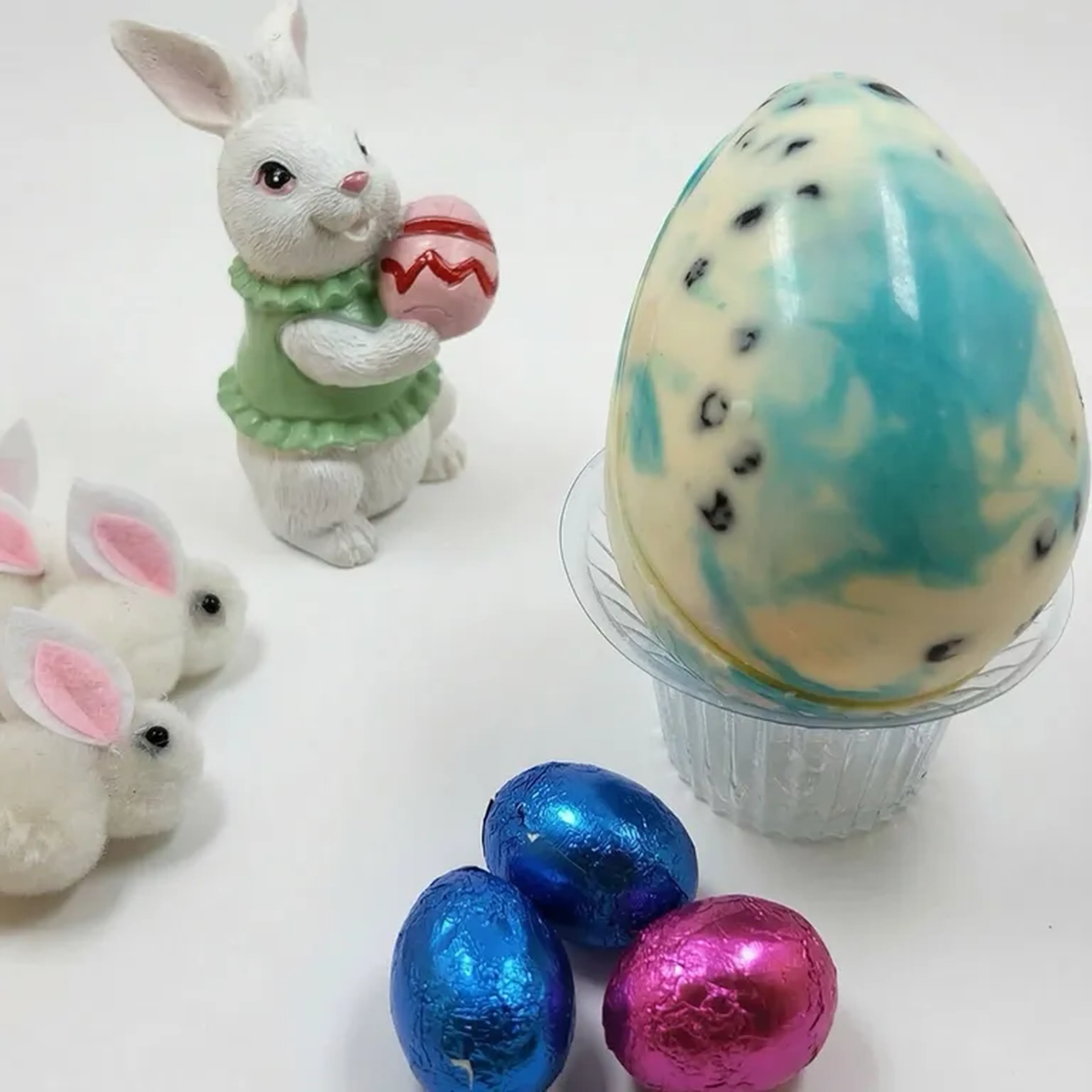 Ovo de Páscoa marmorizado com Frutas Castanhas Cookies - 250g imagem