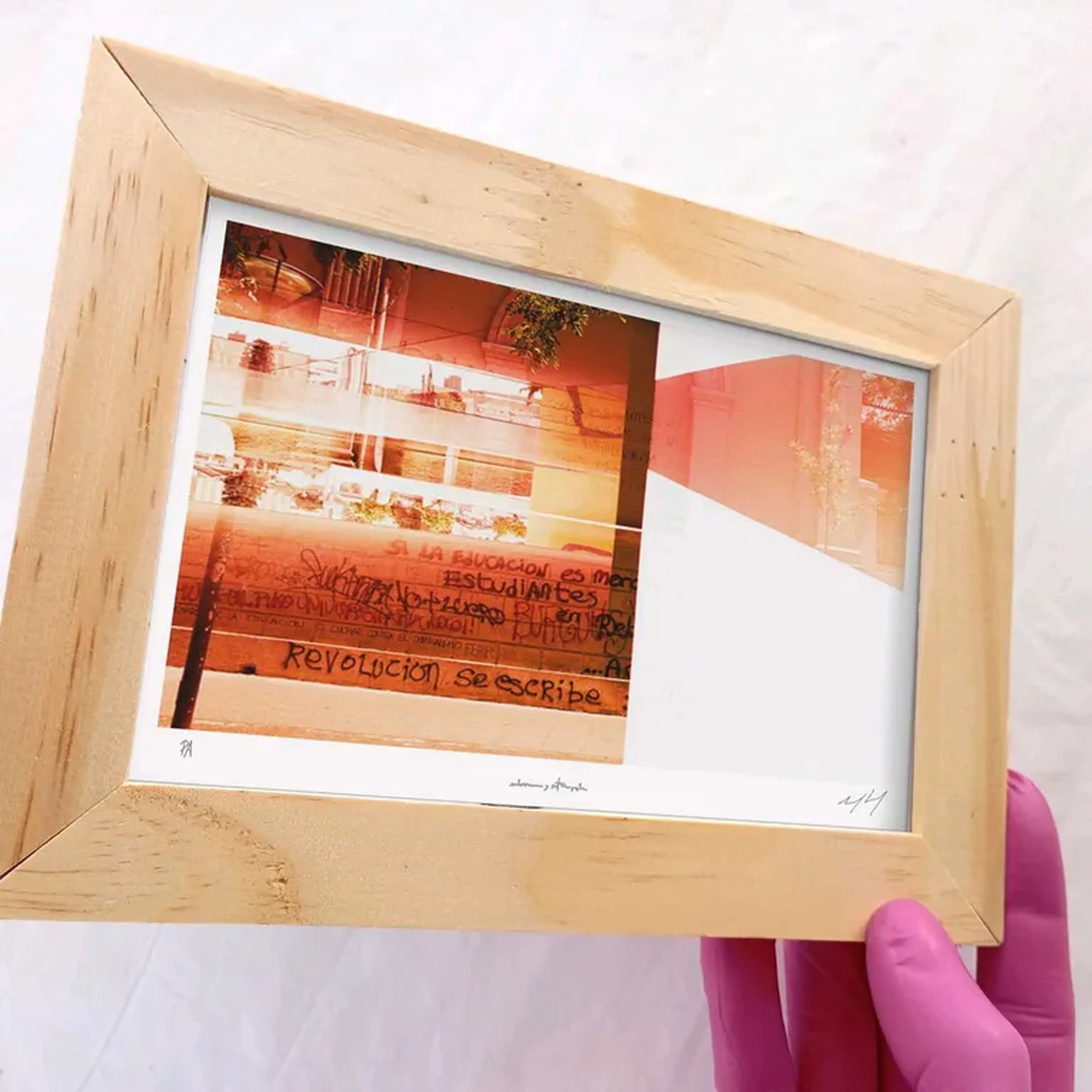 Palávoras - Revolución - 10x15 cm moldura plana imagem