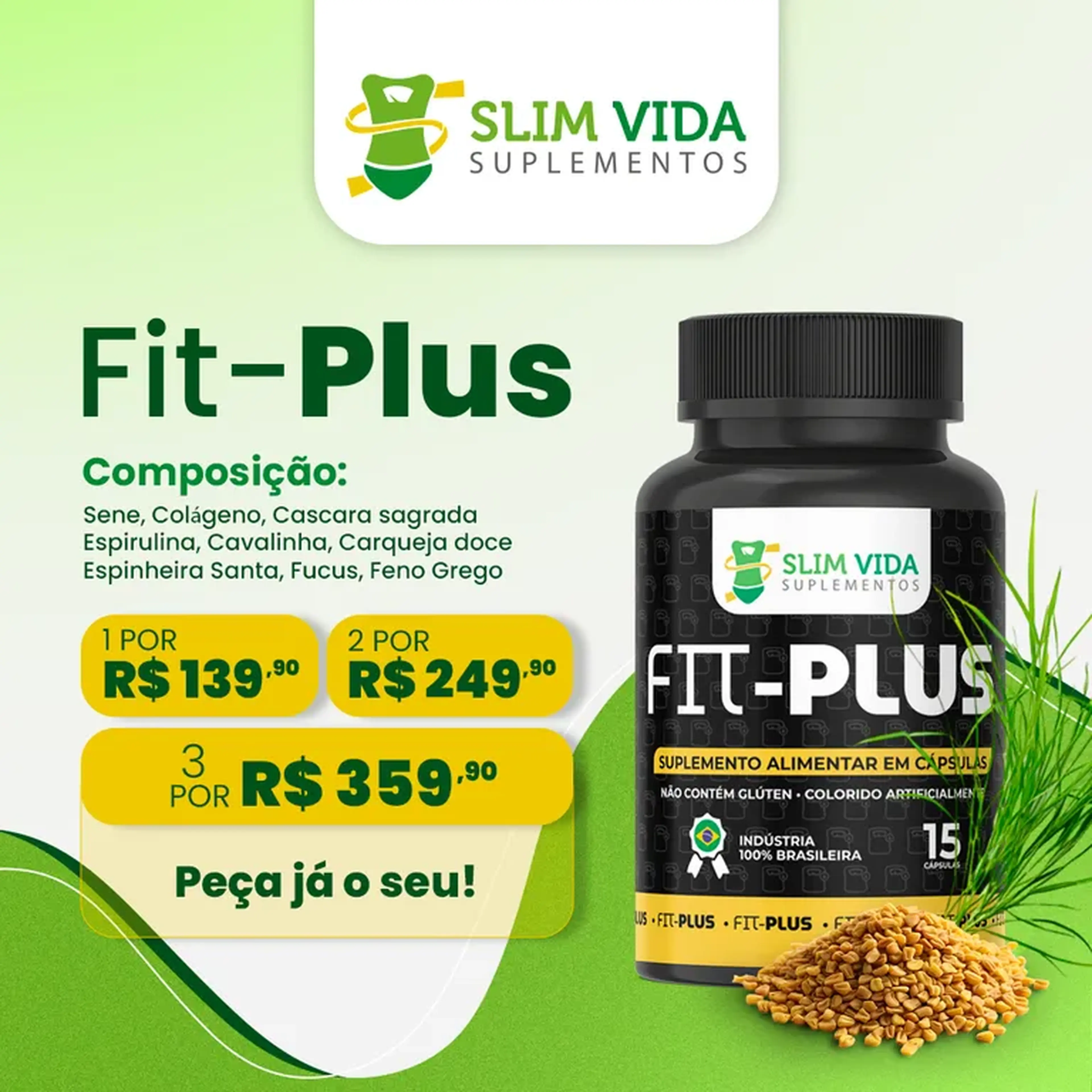 1 SLIM FIT - PLUS *Frete já incluso* imagem