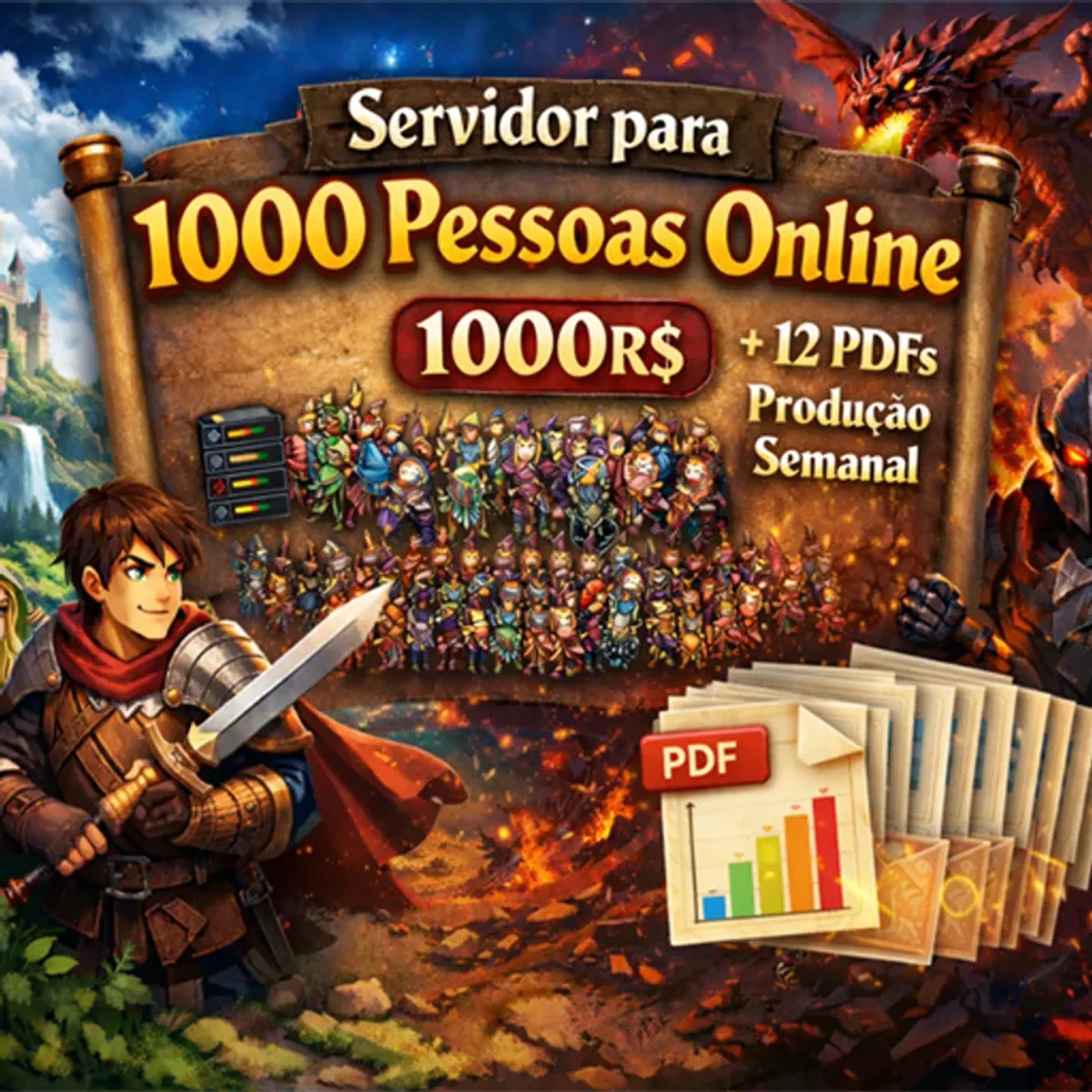 Servidor para 1000 pessoas imagem