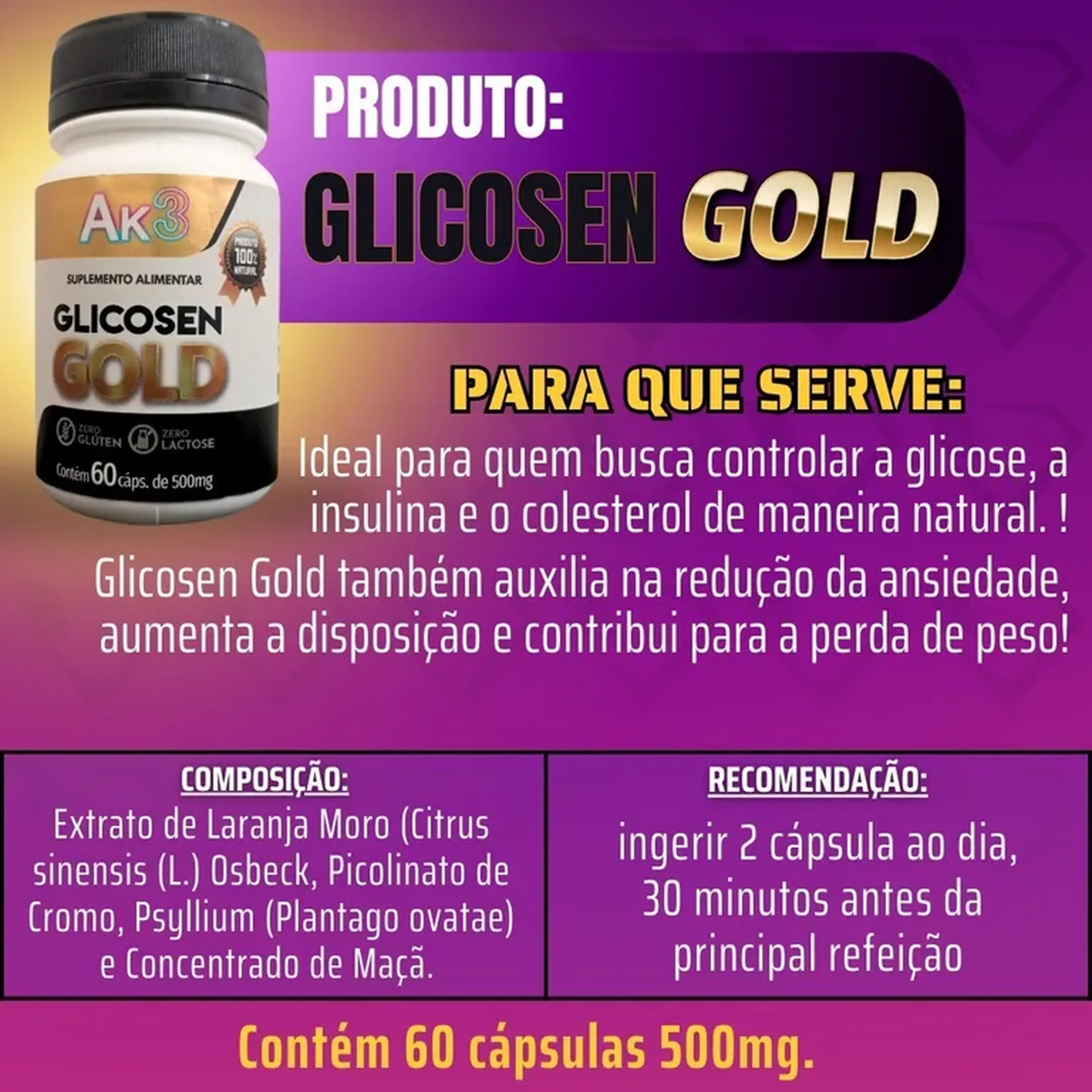 GOLD GLUCOSEN imagem