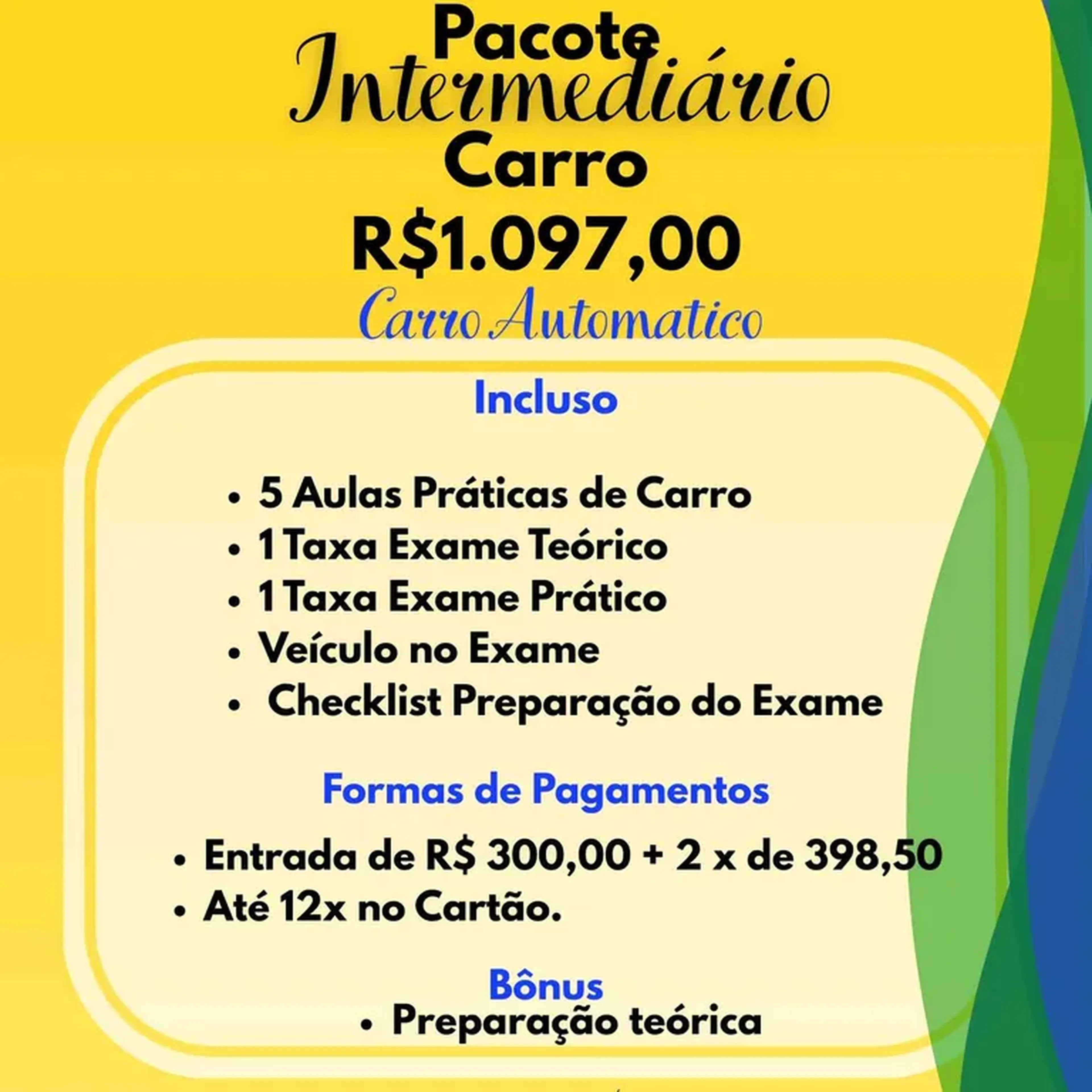 B Automático- Pacote Intermediário imagem