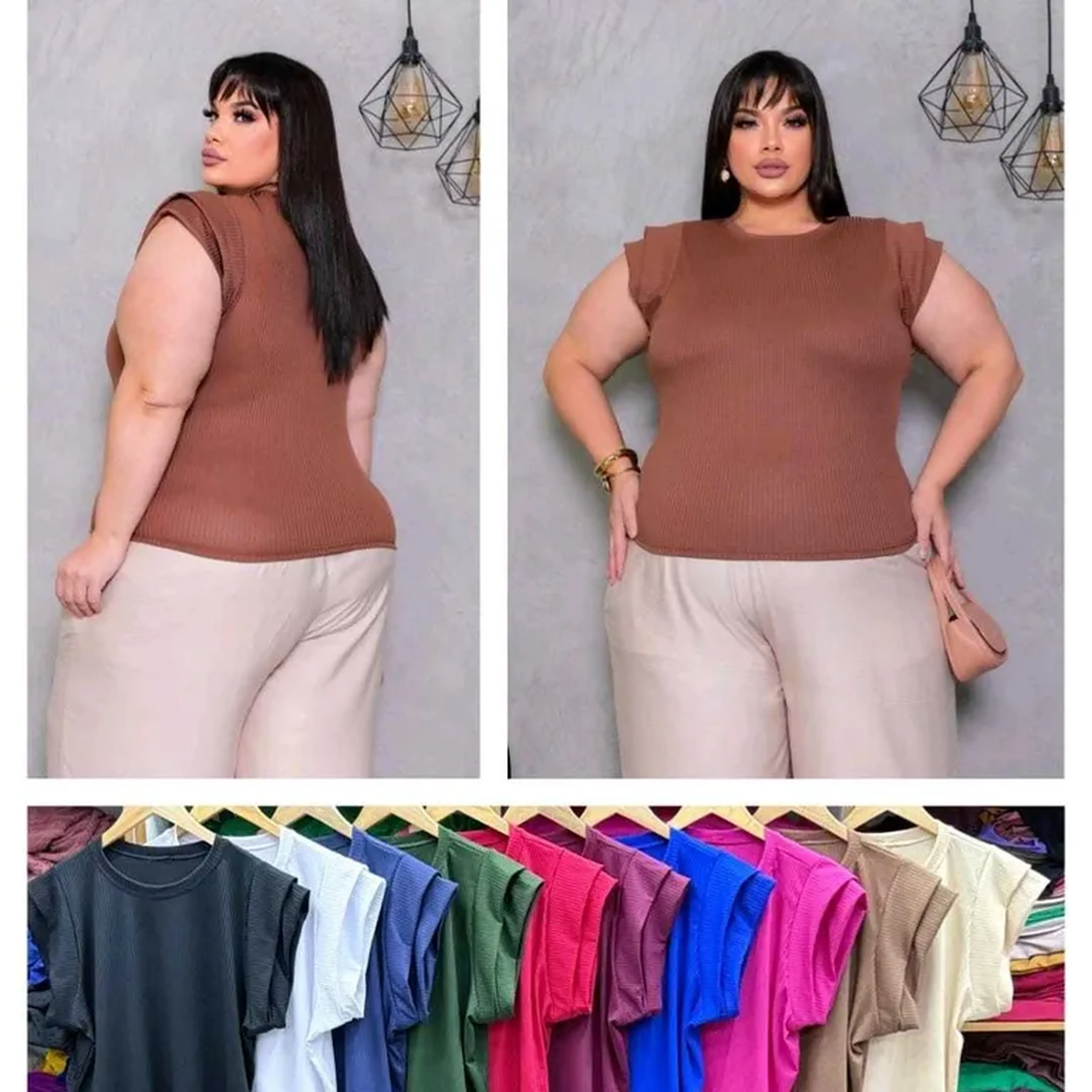 Blusa Muscle duplo canelado imagem