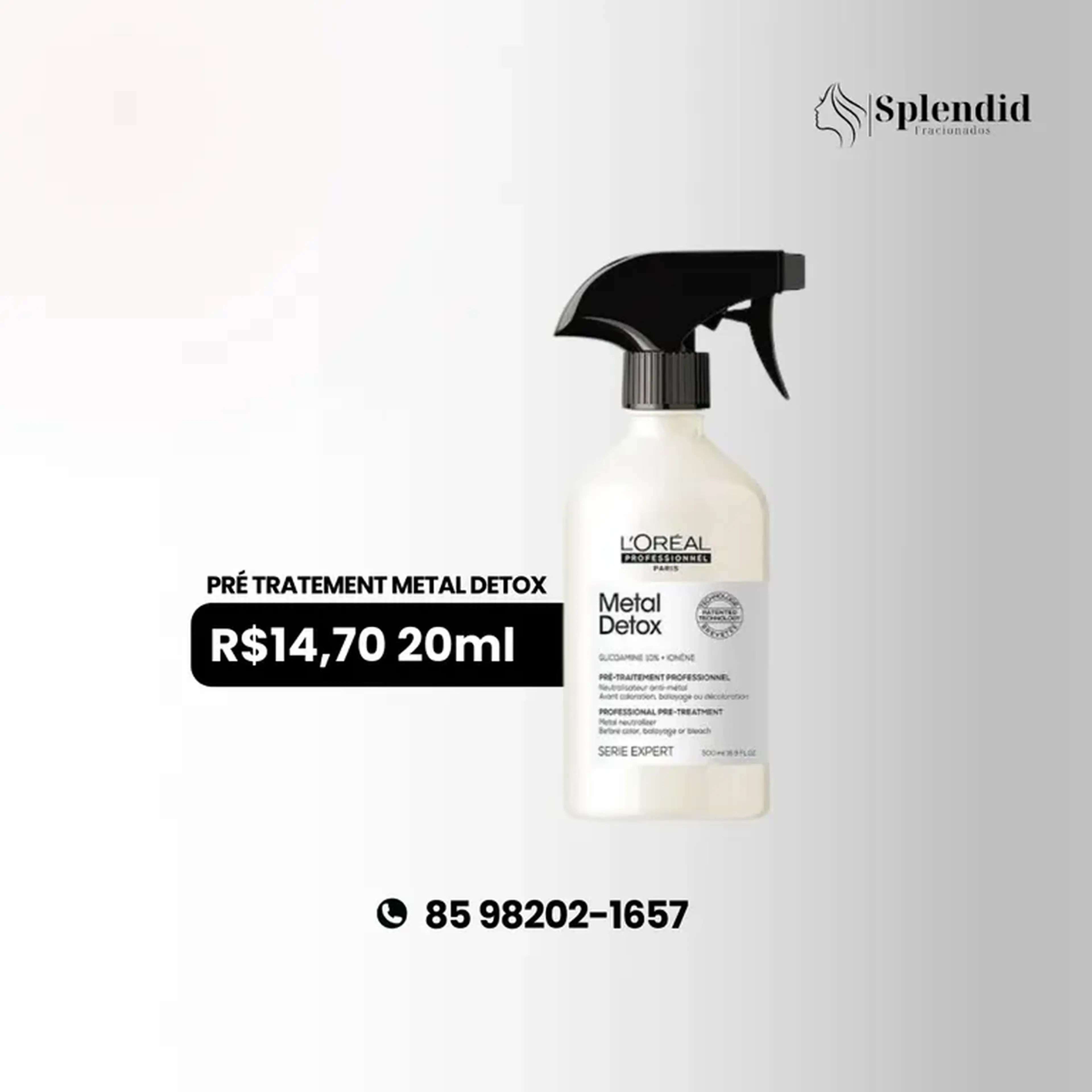 L’Oréal Metal Detox Spray fracionados imagem