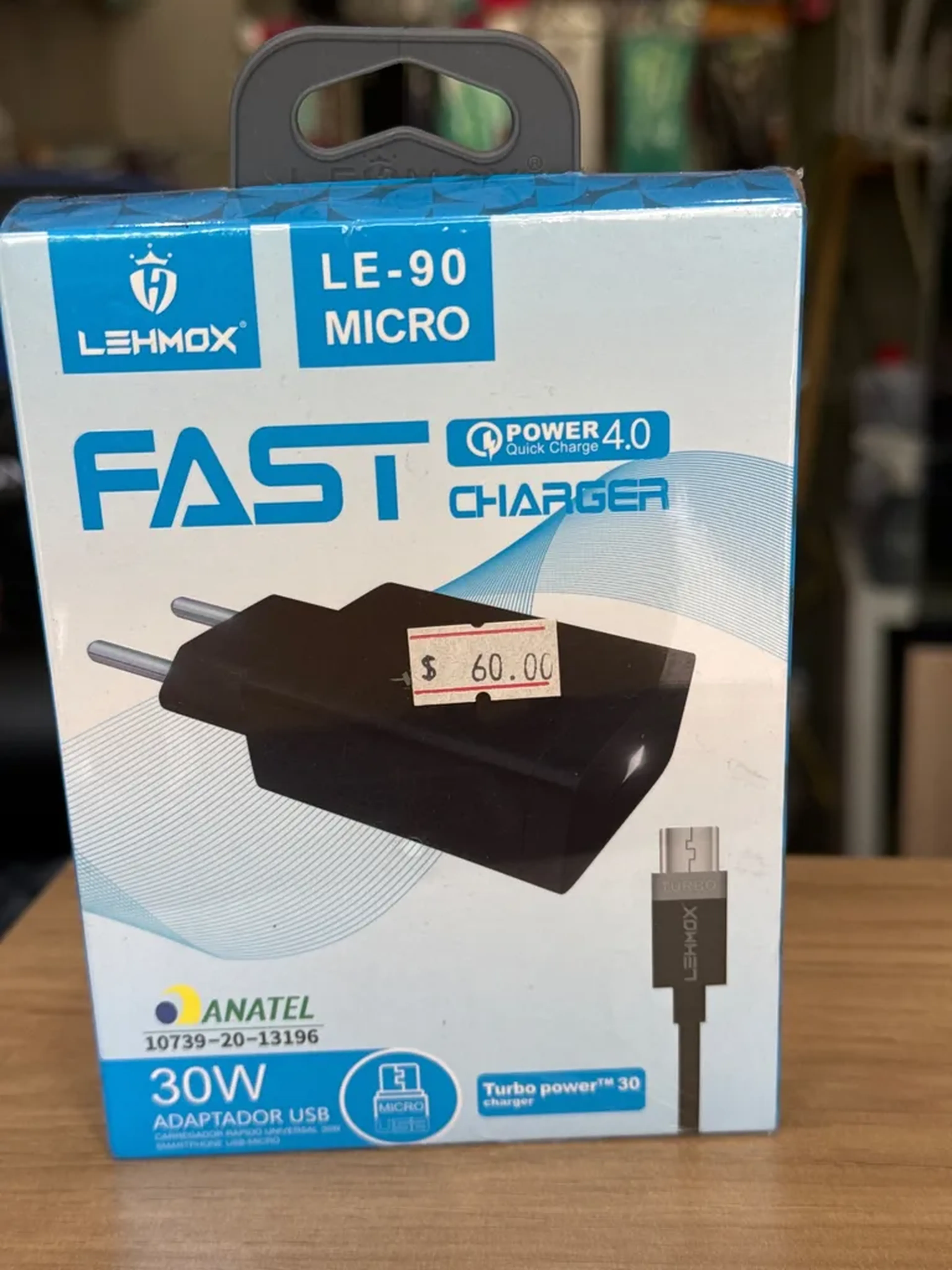 Carregador completo 30w V8 imagem