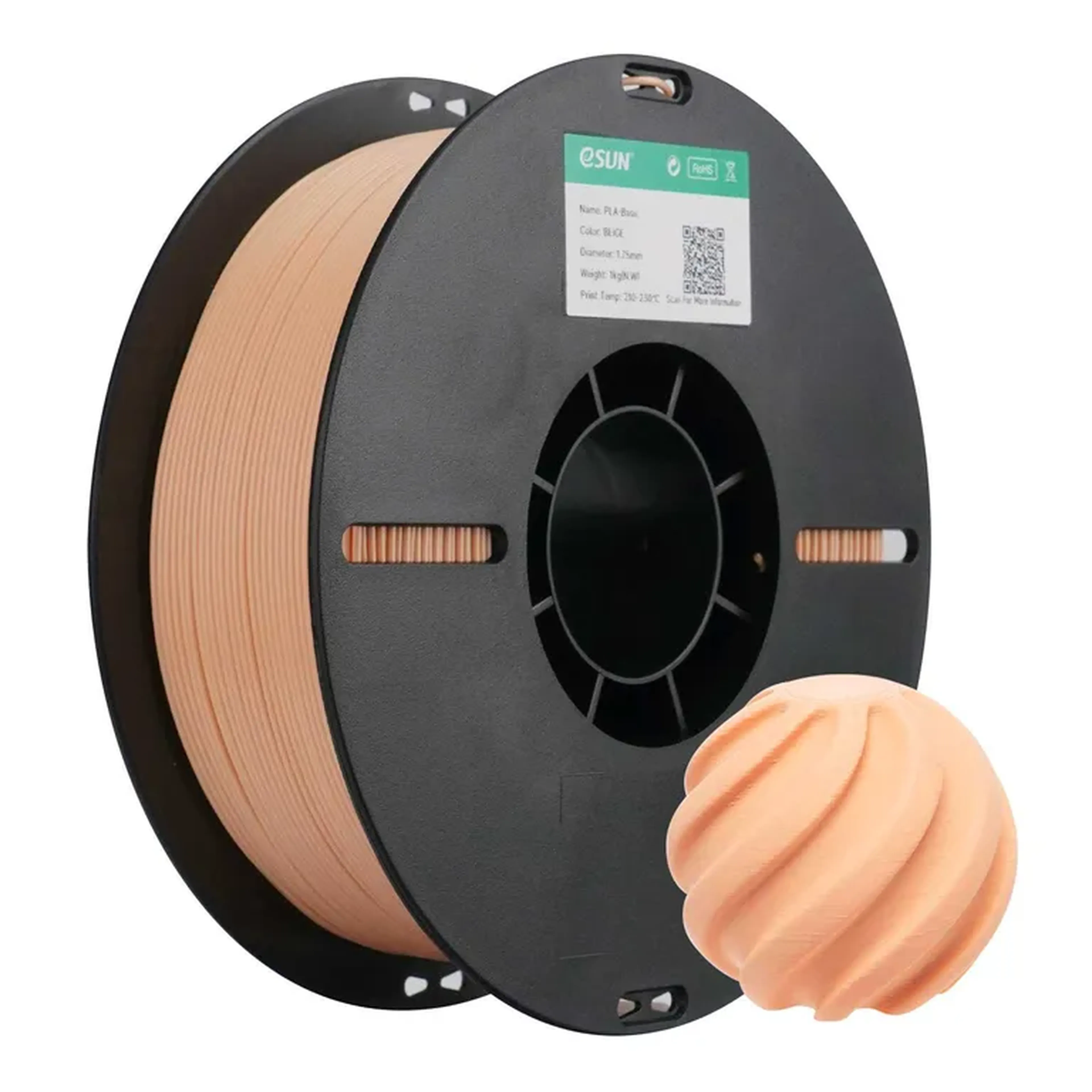 PLA Esun Basic Bege 1,75mm imagem