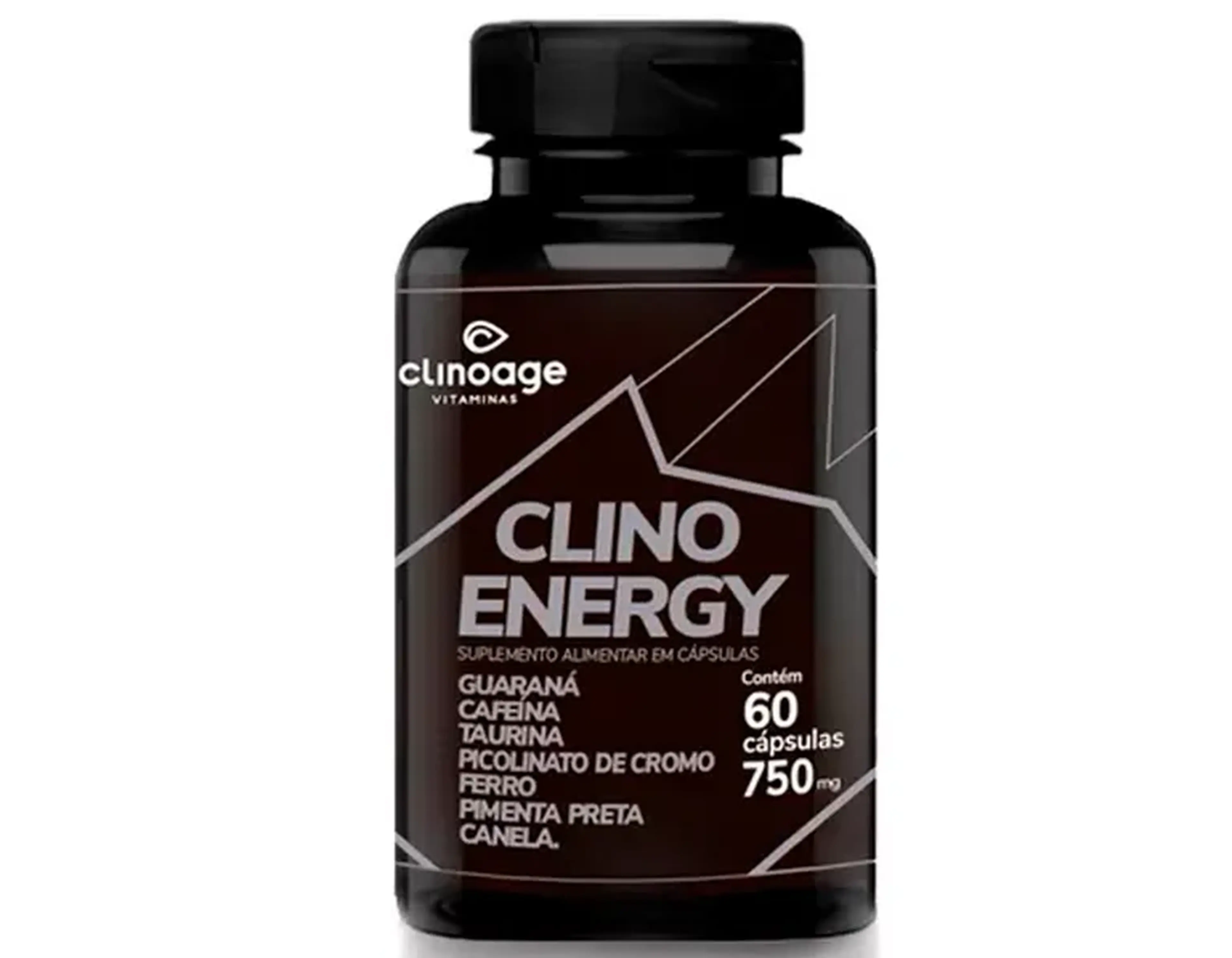 Energético Clino energy 60 cápsulas 750gr imagem