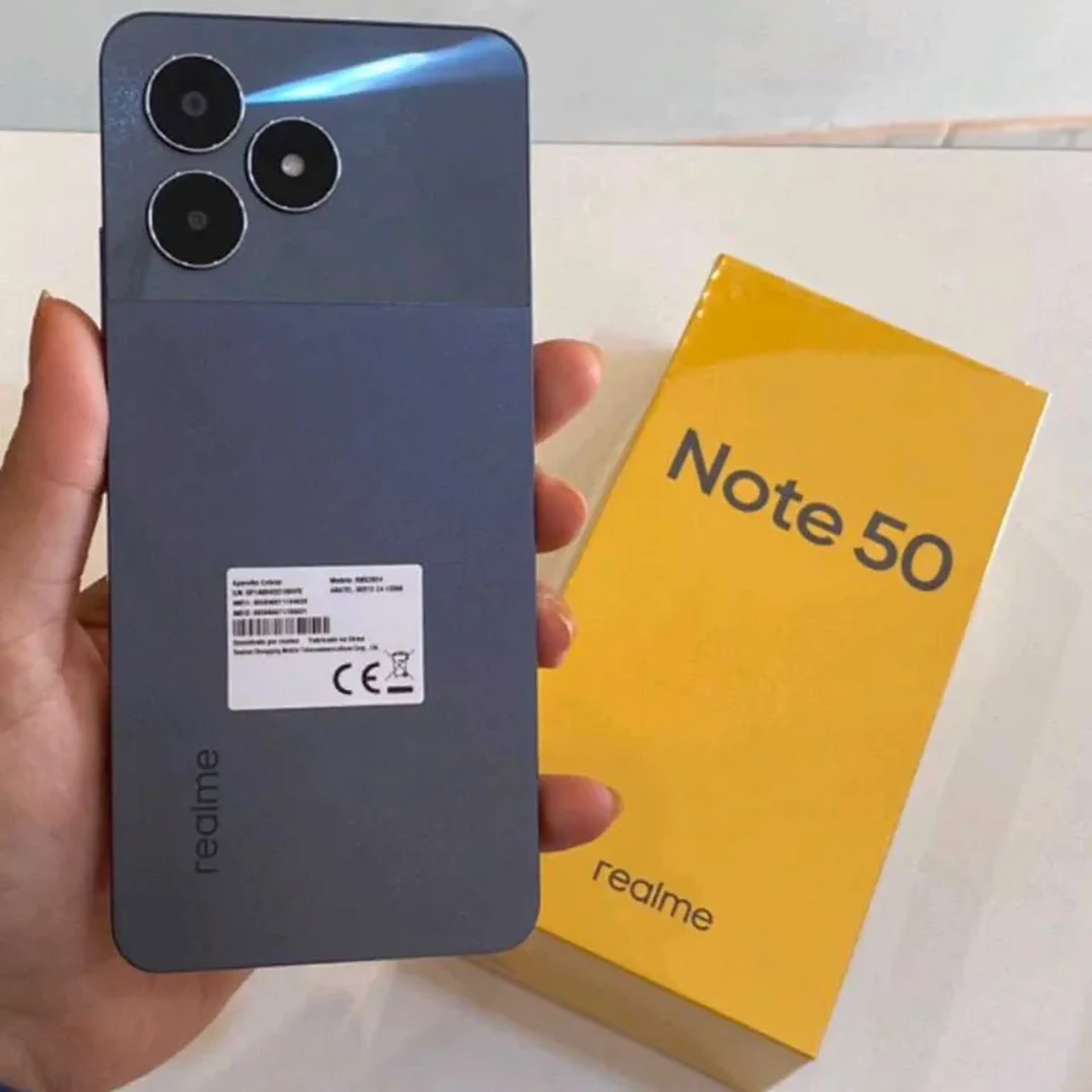 Realme note 50 4 64gb câmera 50 megapixels preto⚫ imagem