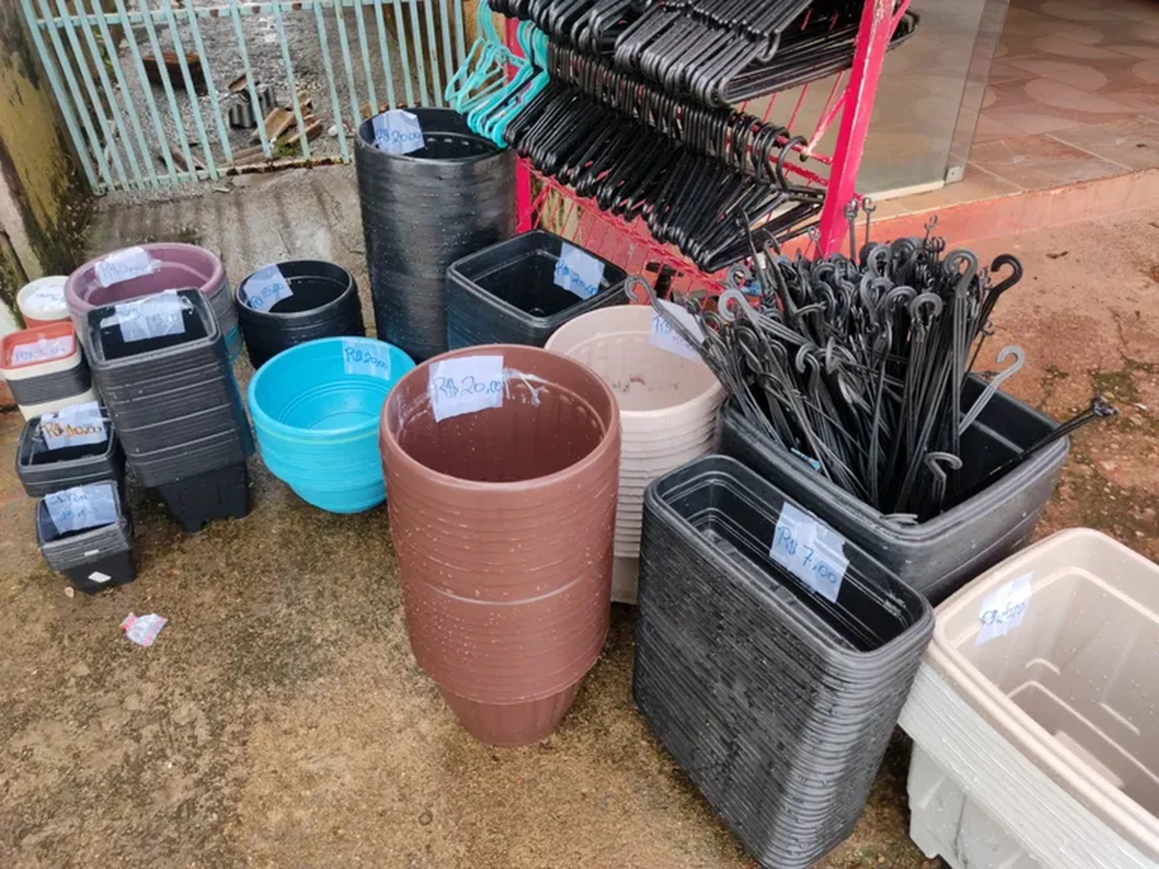 Vasos de plantas imagem