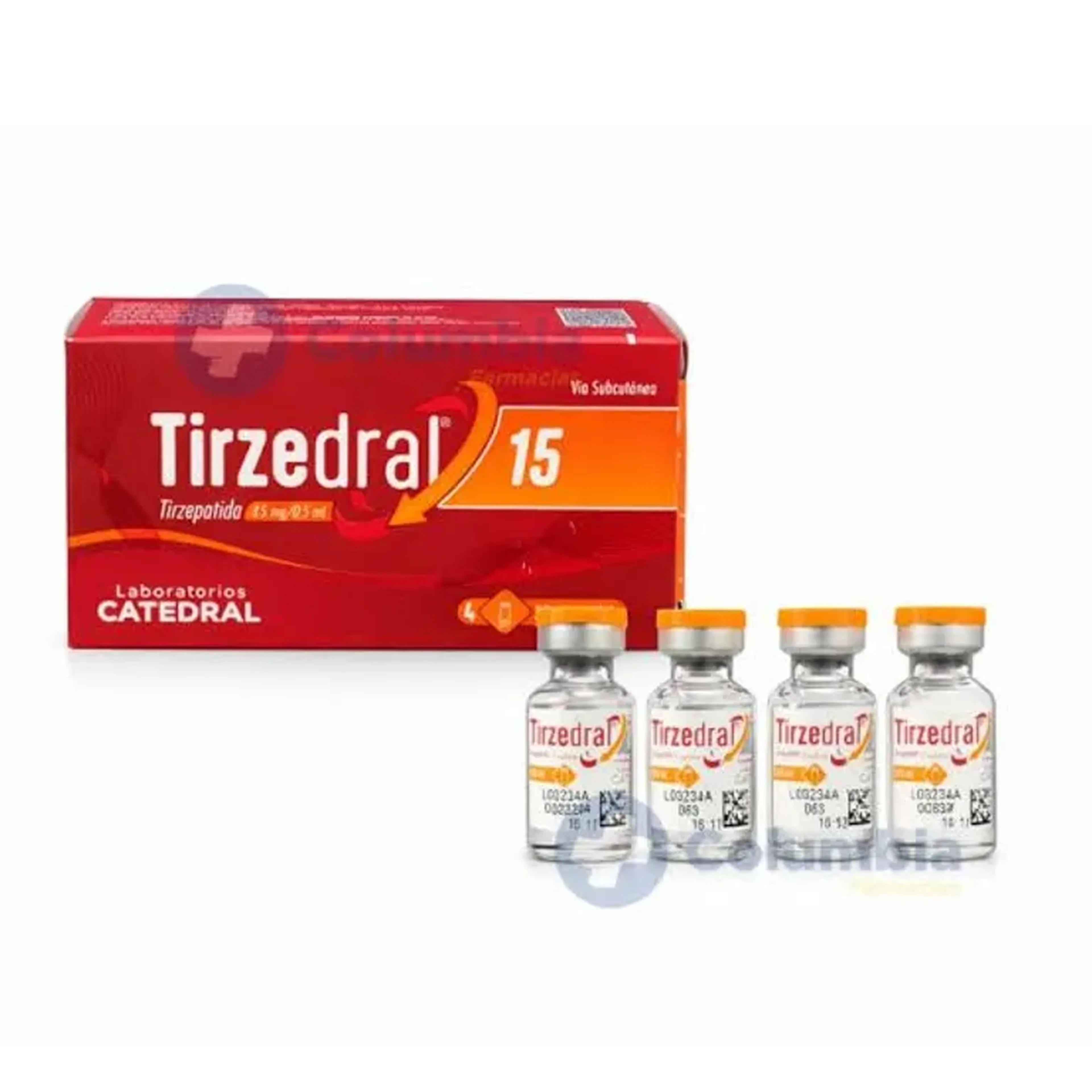 Tirzedral 15mg - 4 ampolas imagem