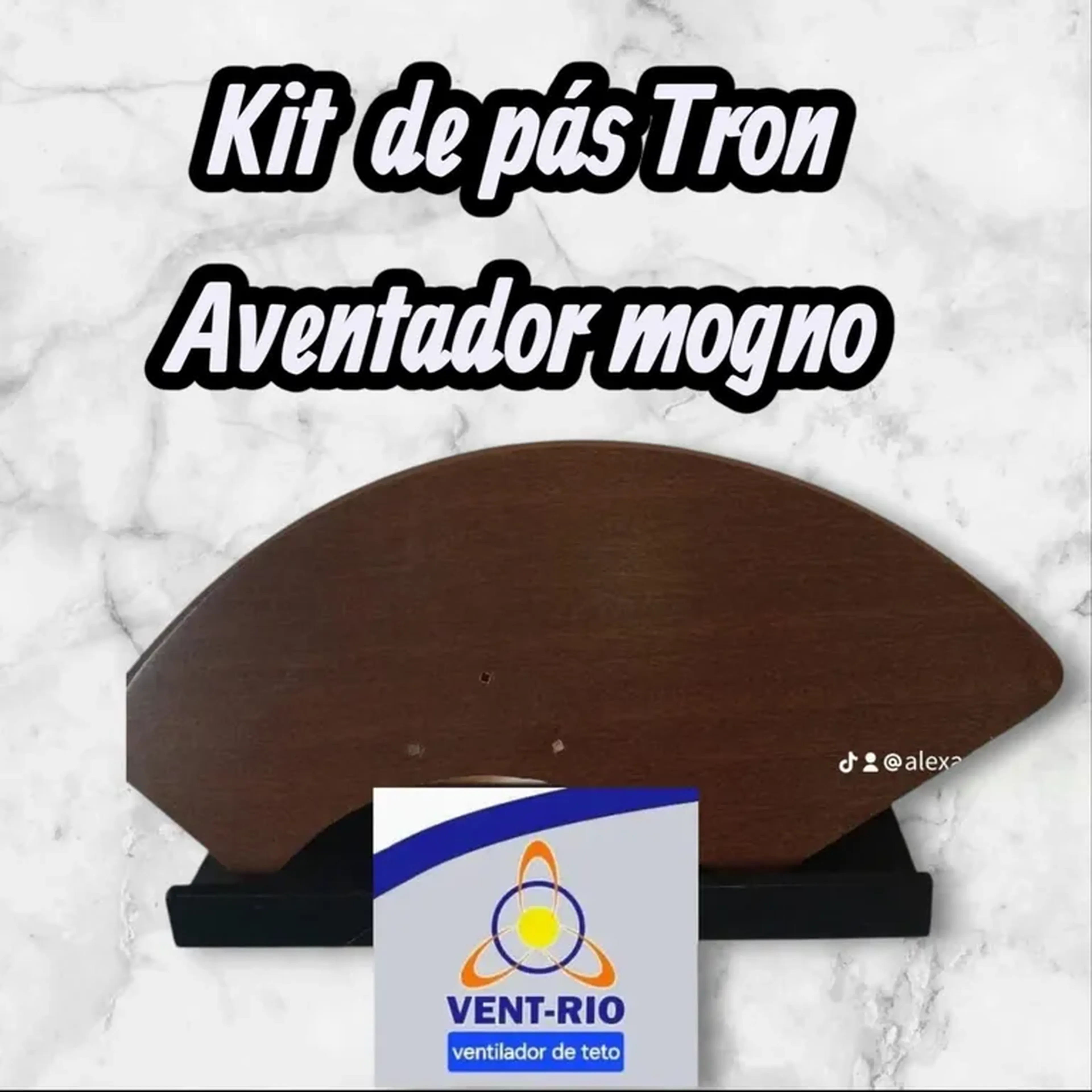 Kit 3 pás Tron Aventador mogno MDF imagem