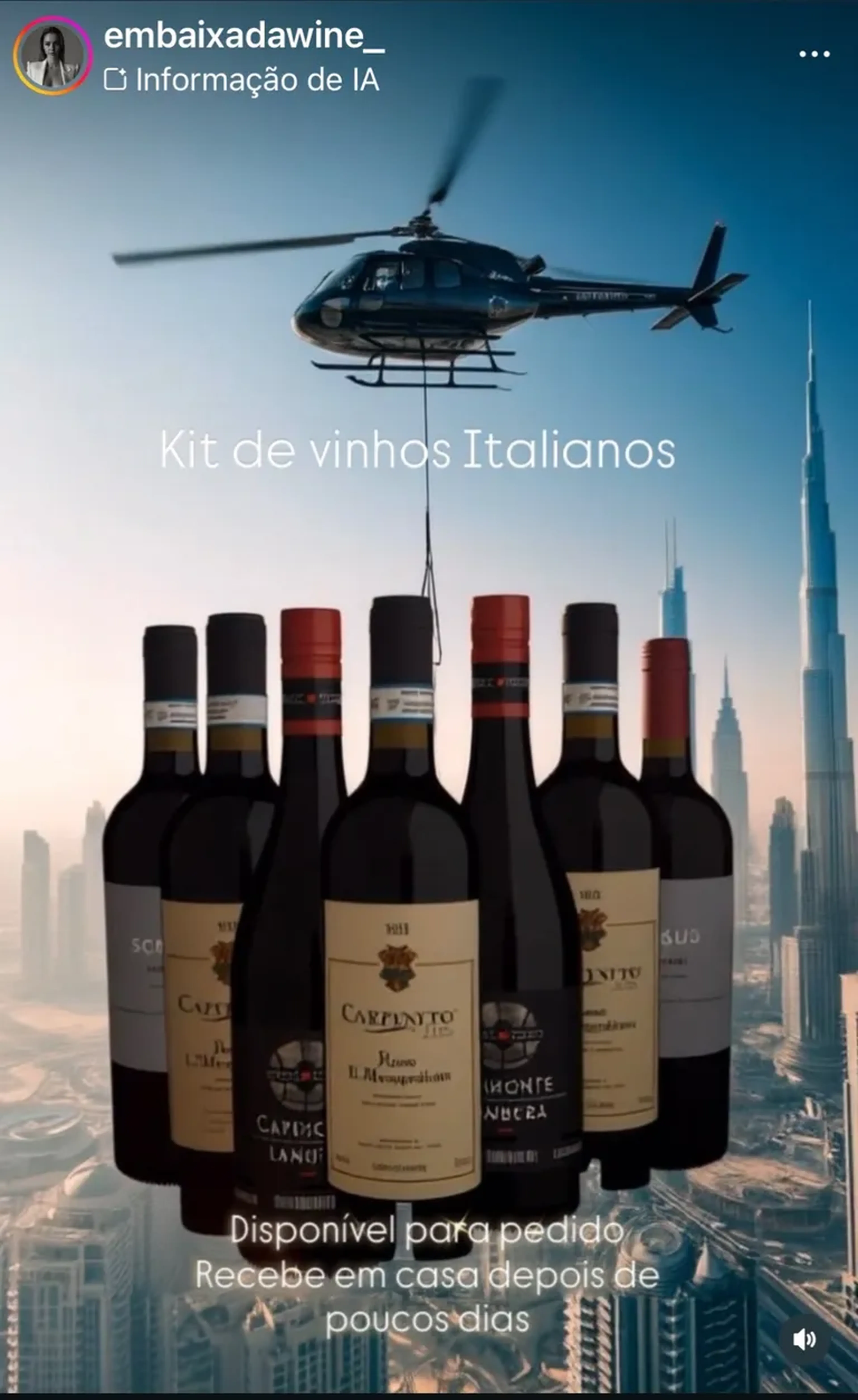 Kit vinhos Italianos imagem