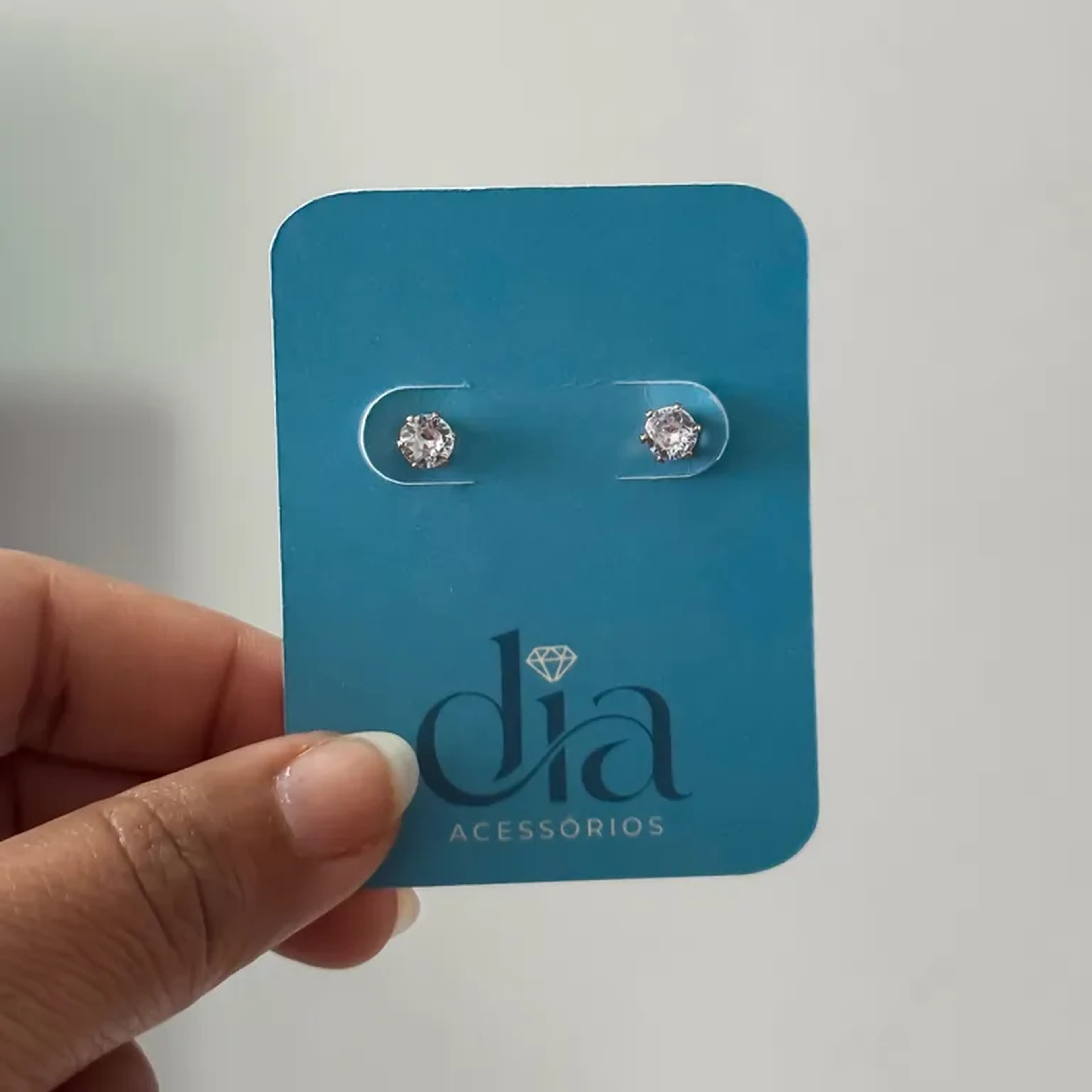 Brinco Ponto de Luz Redondo imagem