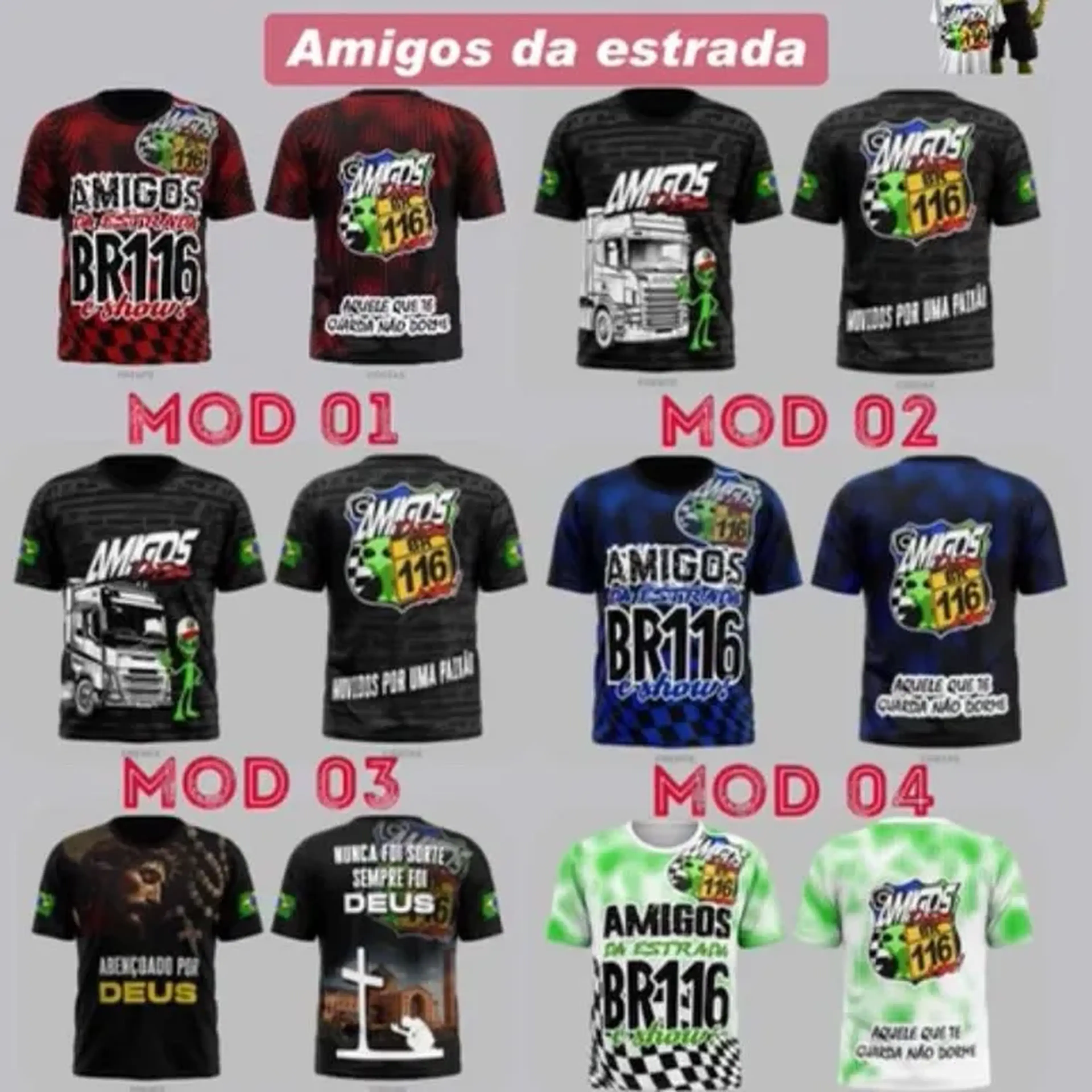 Camiseta Amigos BR116 imagem