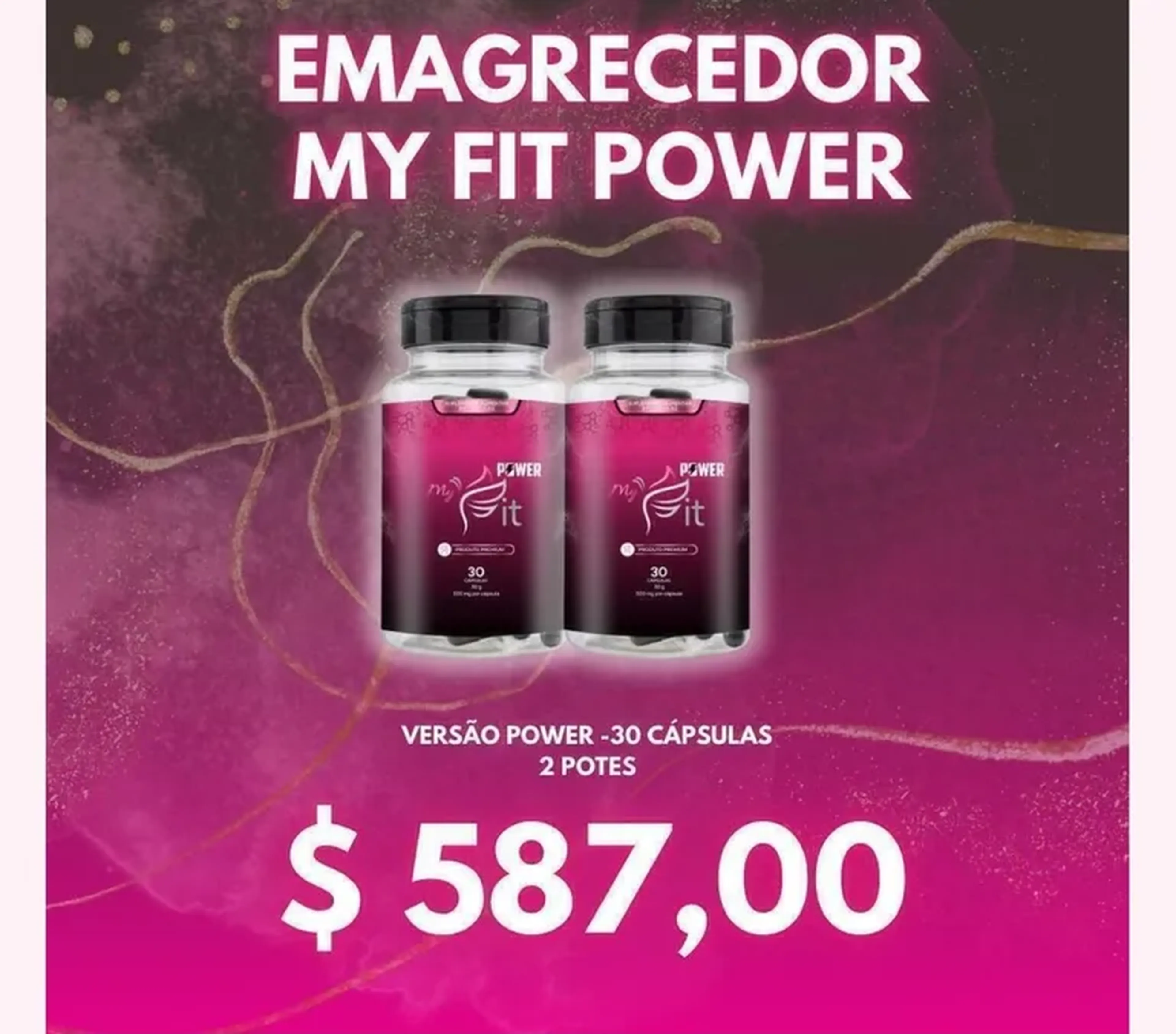 COMBO 2 POTES- MY FIT POWER - 48 horas de ação imagem