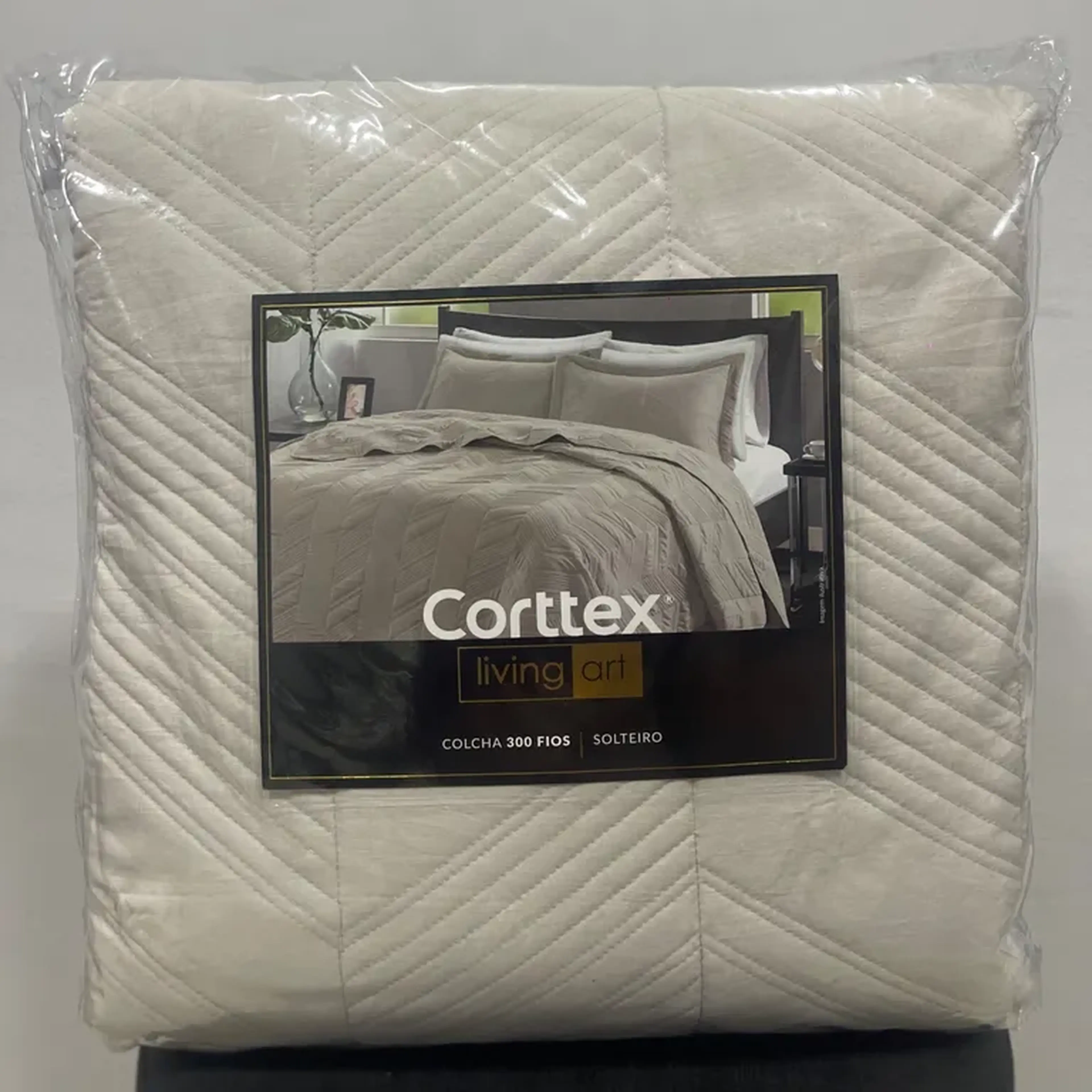 COLCHA 300 FIOS SOLTEIRO 2 PÇS imagem