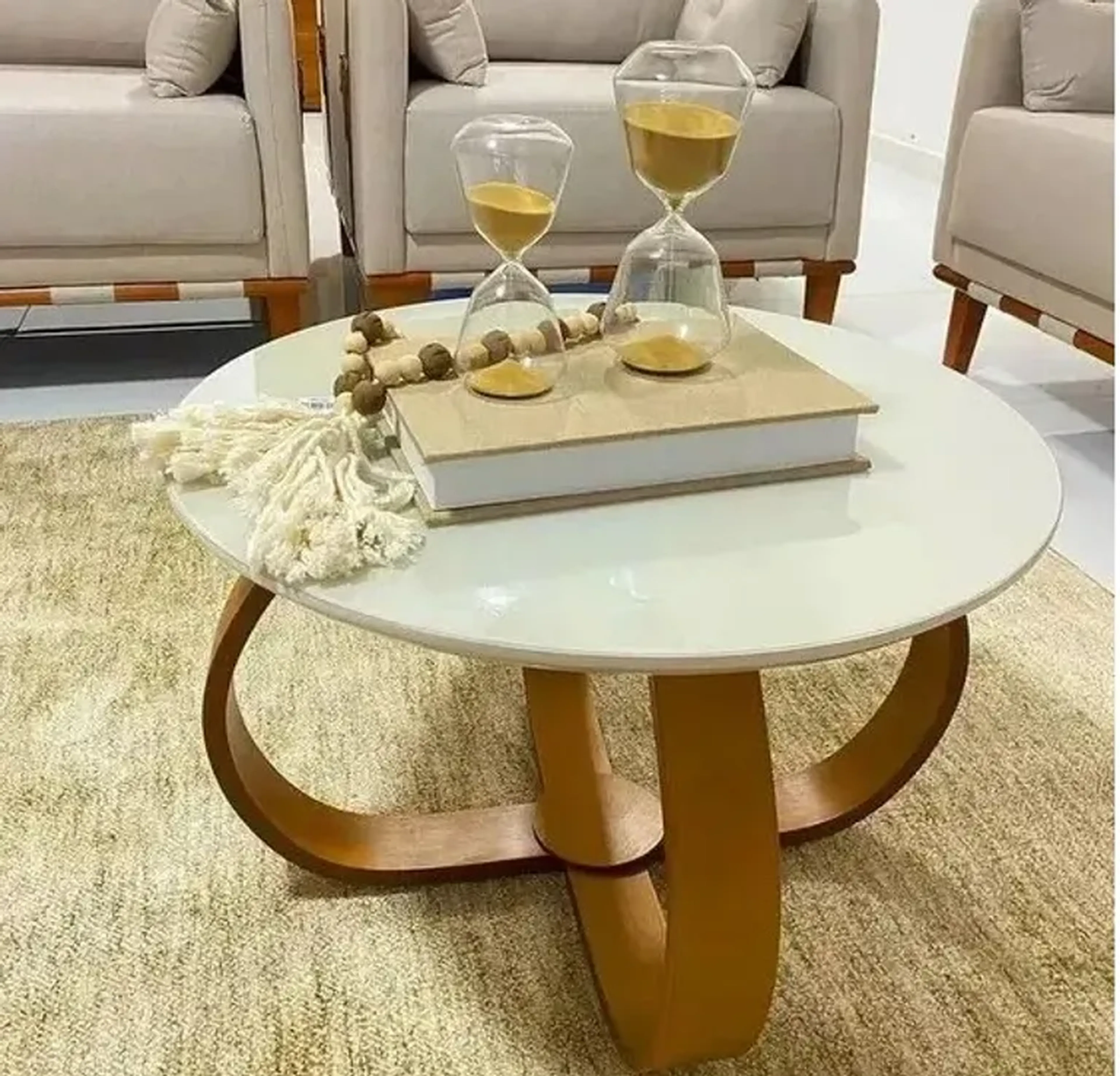 Mesa De Centro Redonda imagem