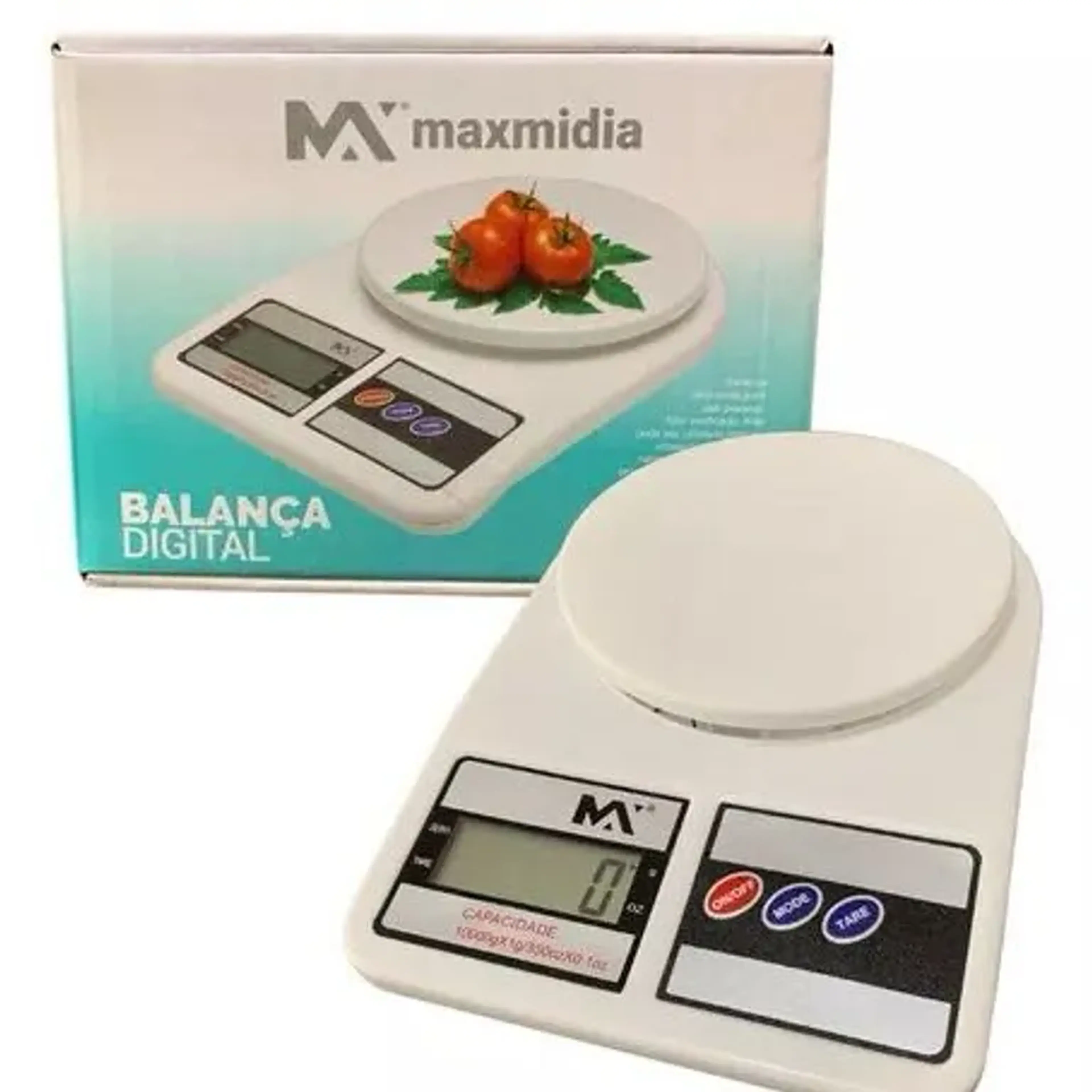 Balança de Cozinha Digital Alimentos Alta Precisão 10Kg imagem