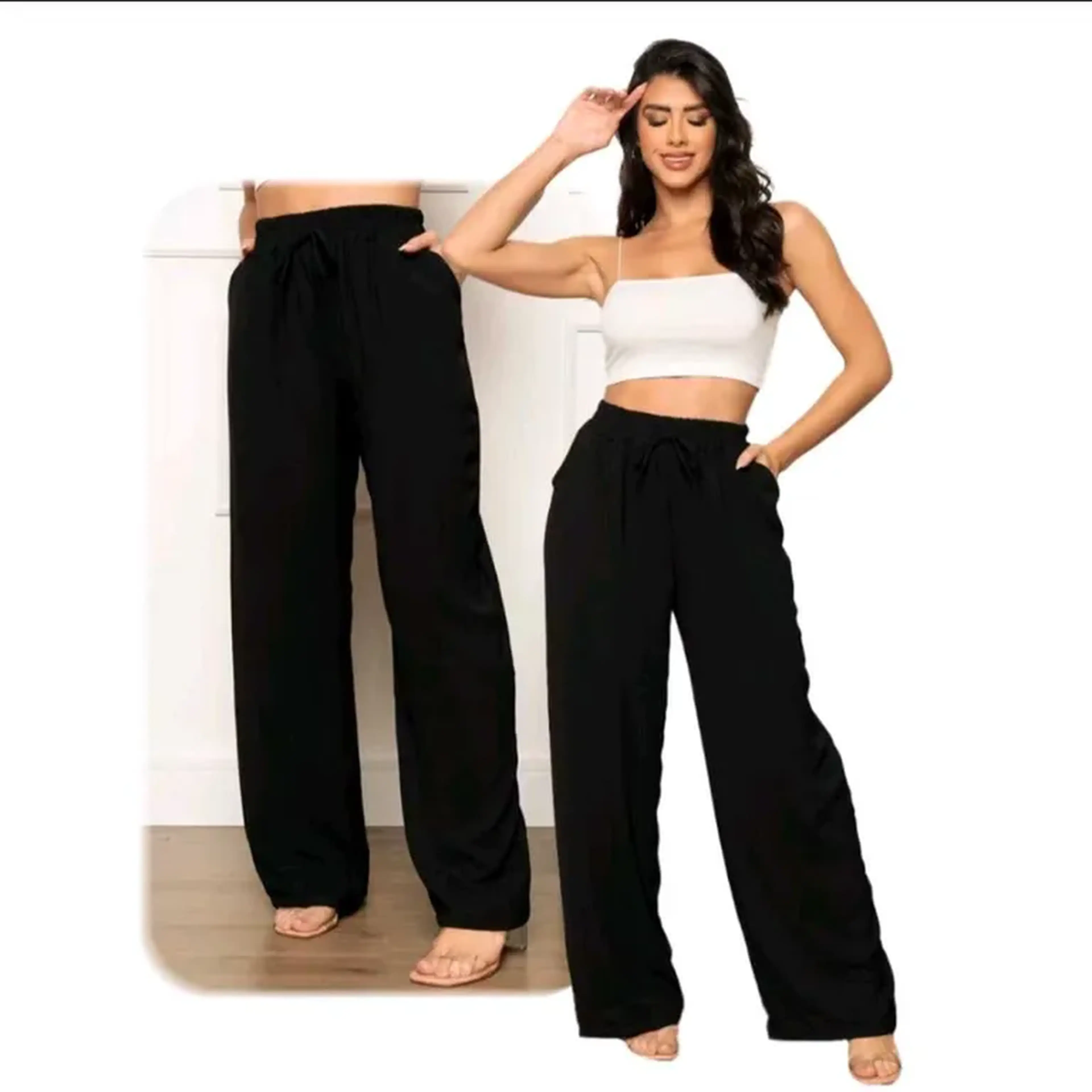 Calça pantalona imagem