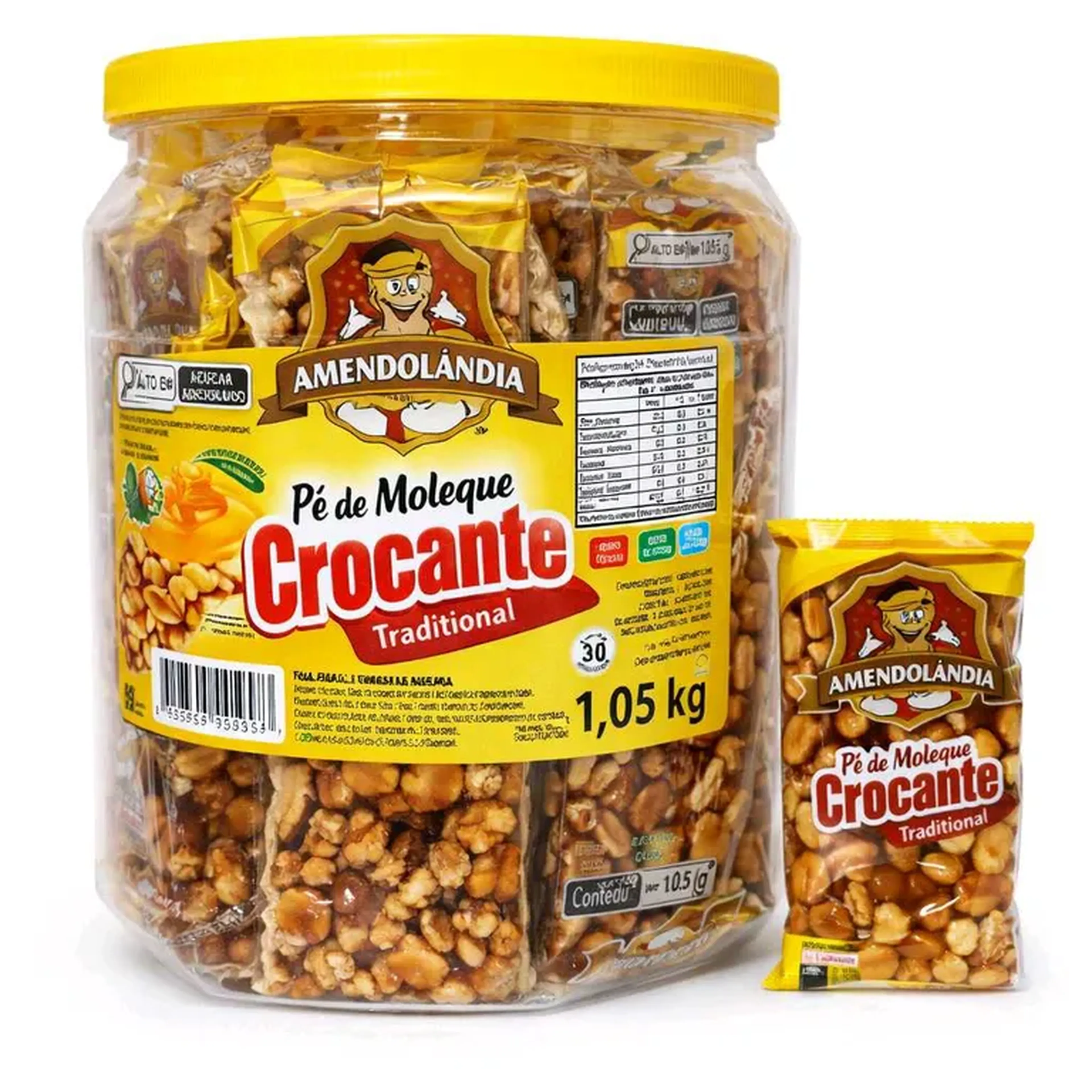 🥜 Pé de Moleque Crocante AmendoLândia – Tradicional imagem