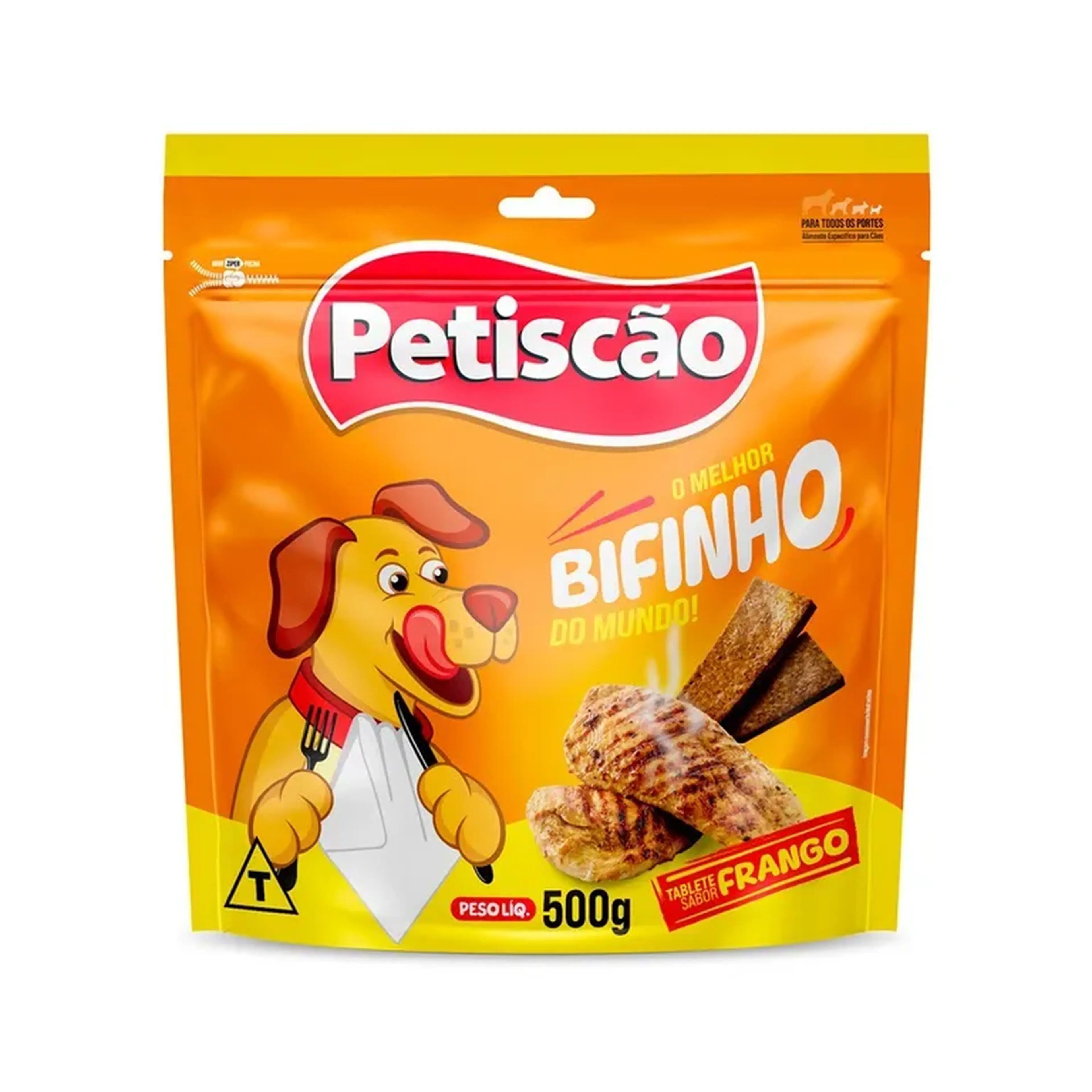 Petiscão Bifinho Sabor Frango 500gr imagem