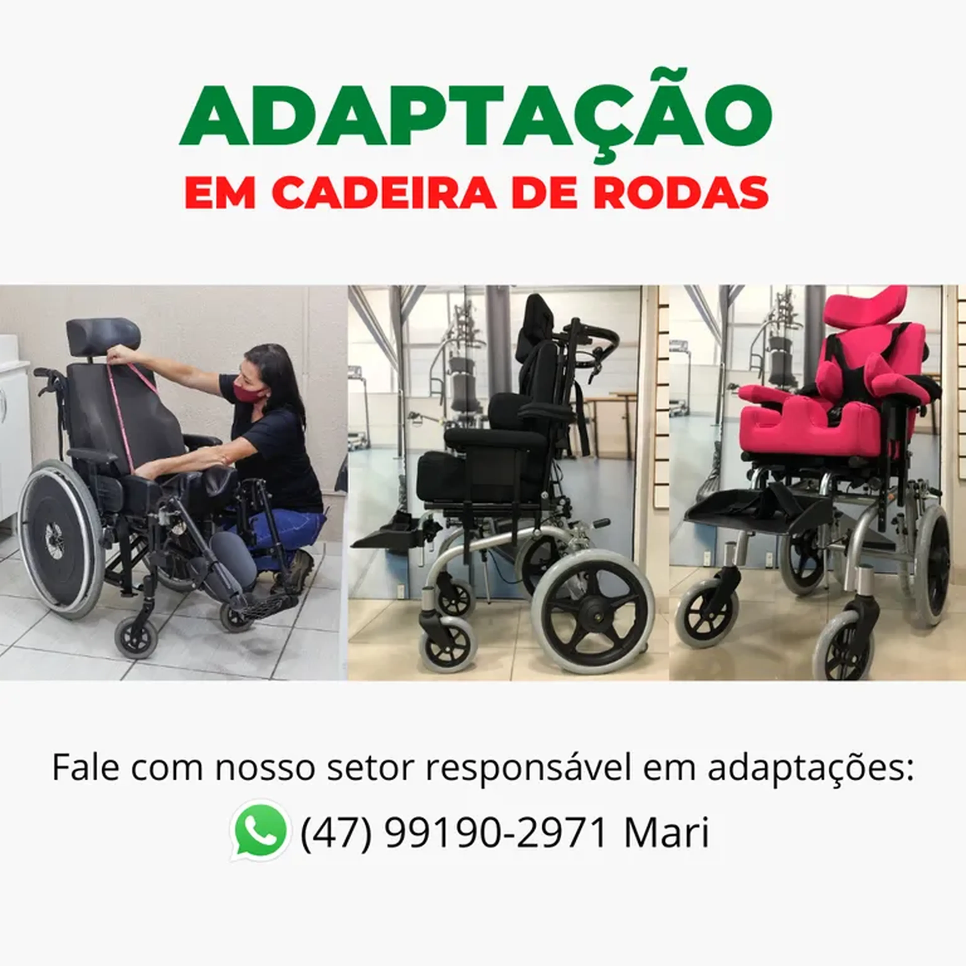 Adaptação em Cadeiras de Rodas imagem