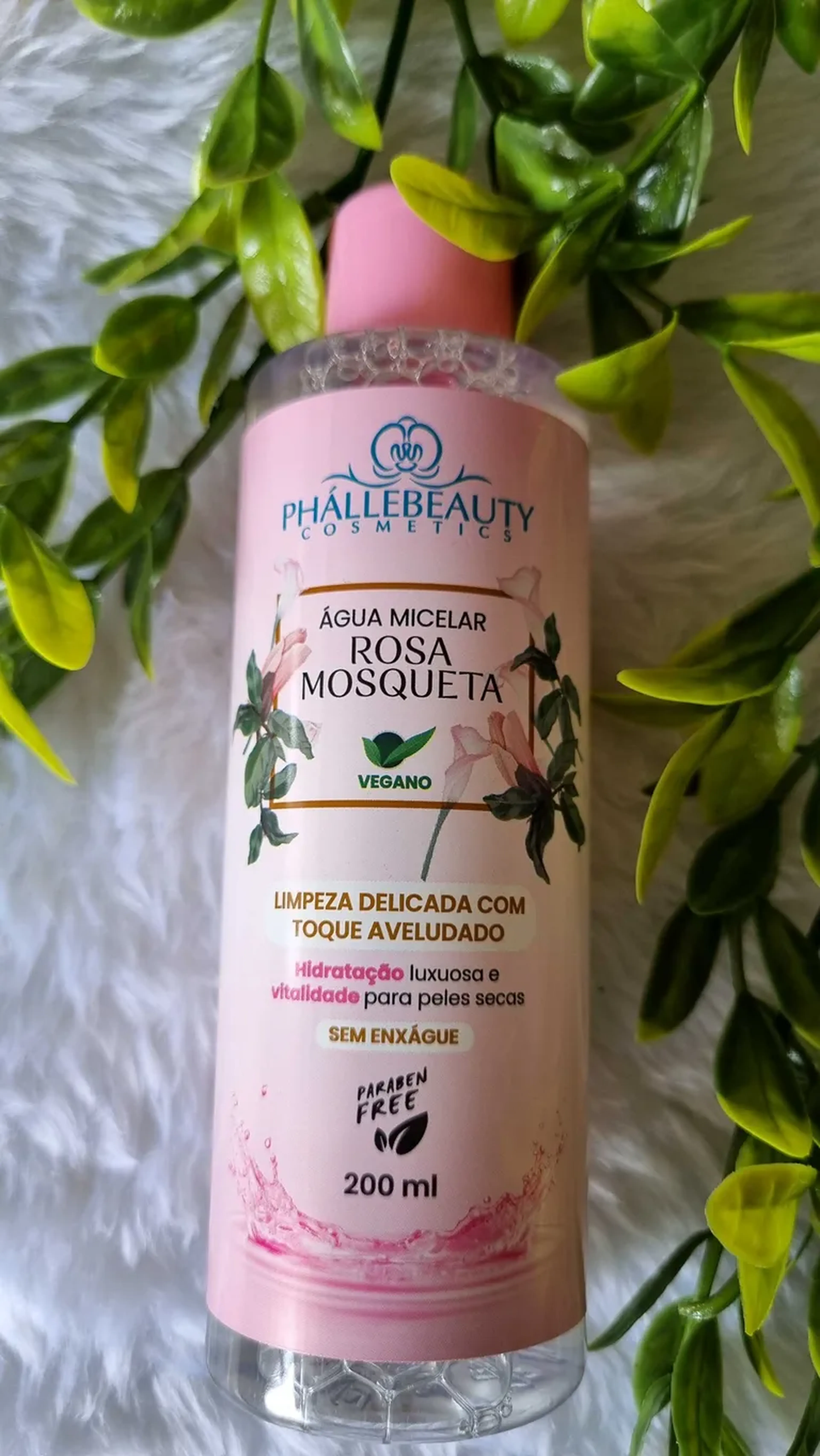 Phallebeauty- Água Micelar Rosa Mosqueta 200ml imagem