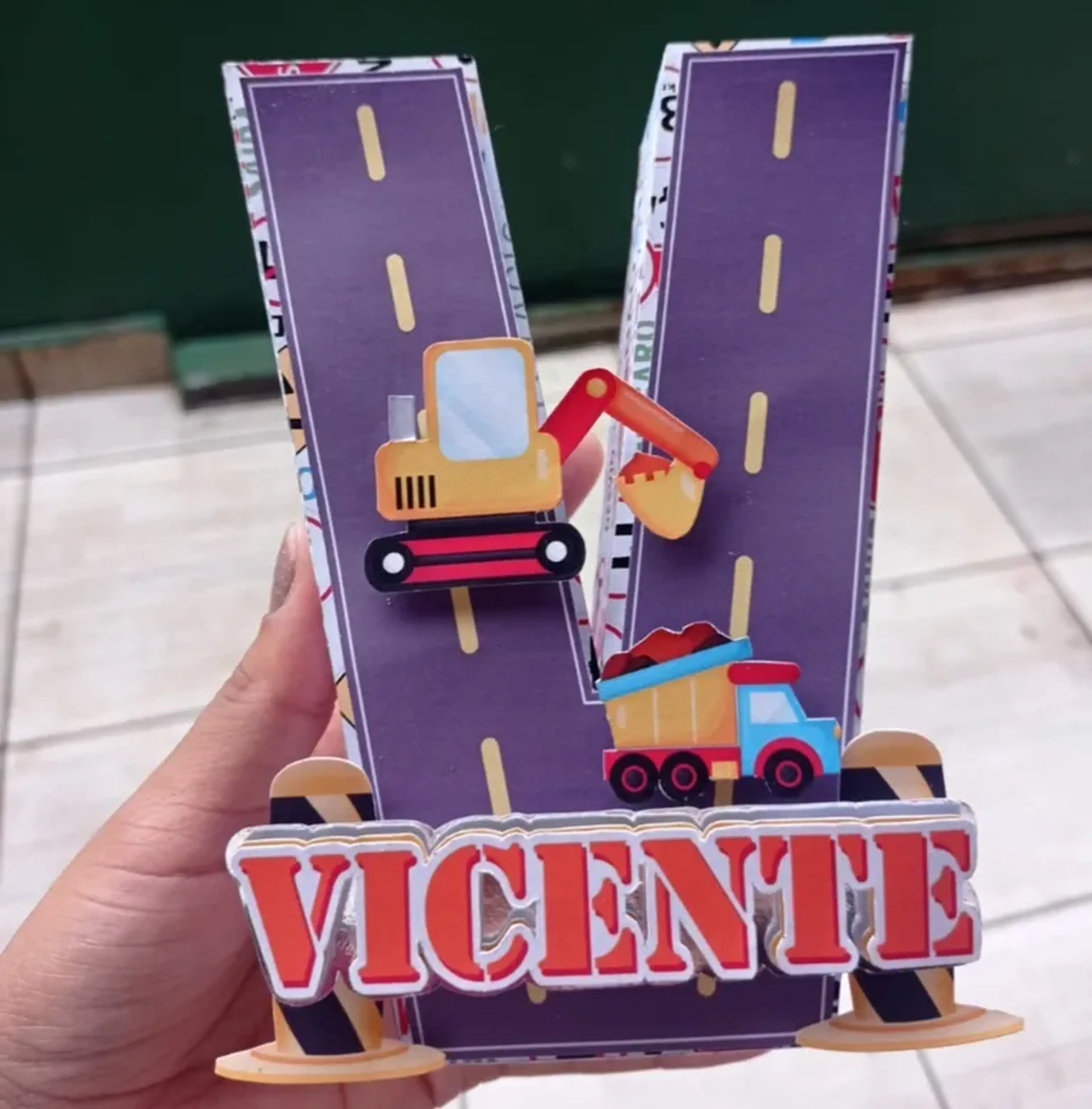 Letra 3D imagem