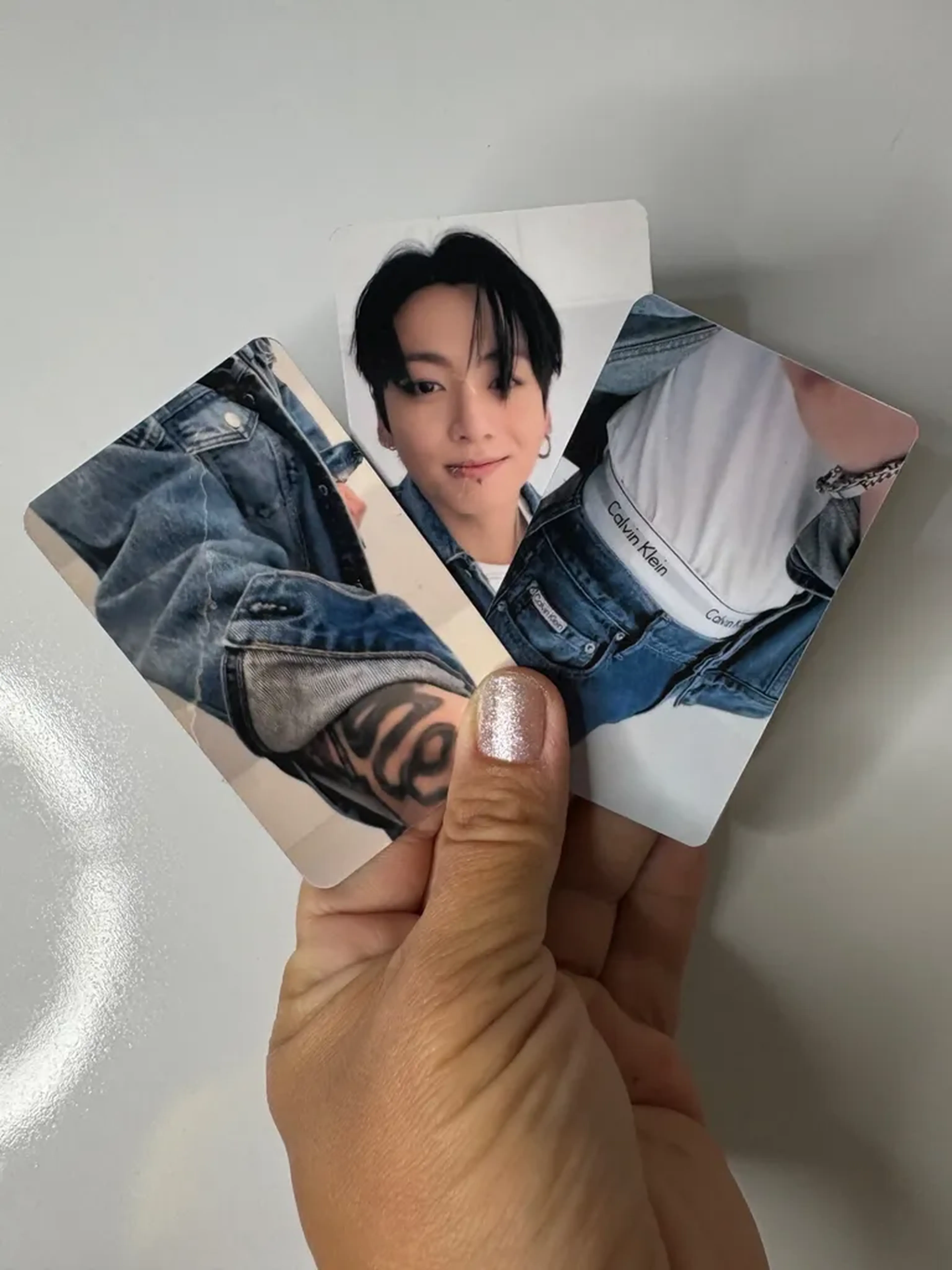 Jung kook Calvin Klein (7 photocards) imagem