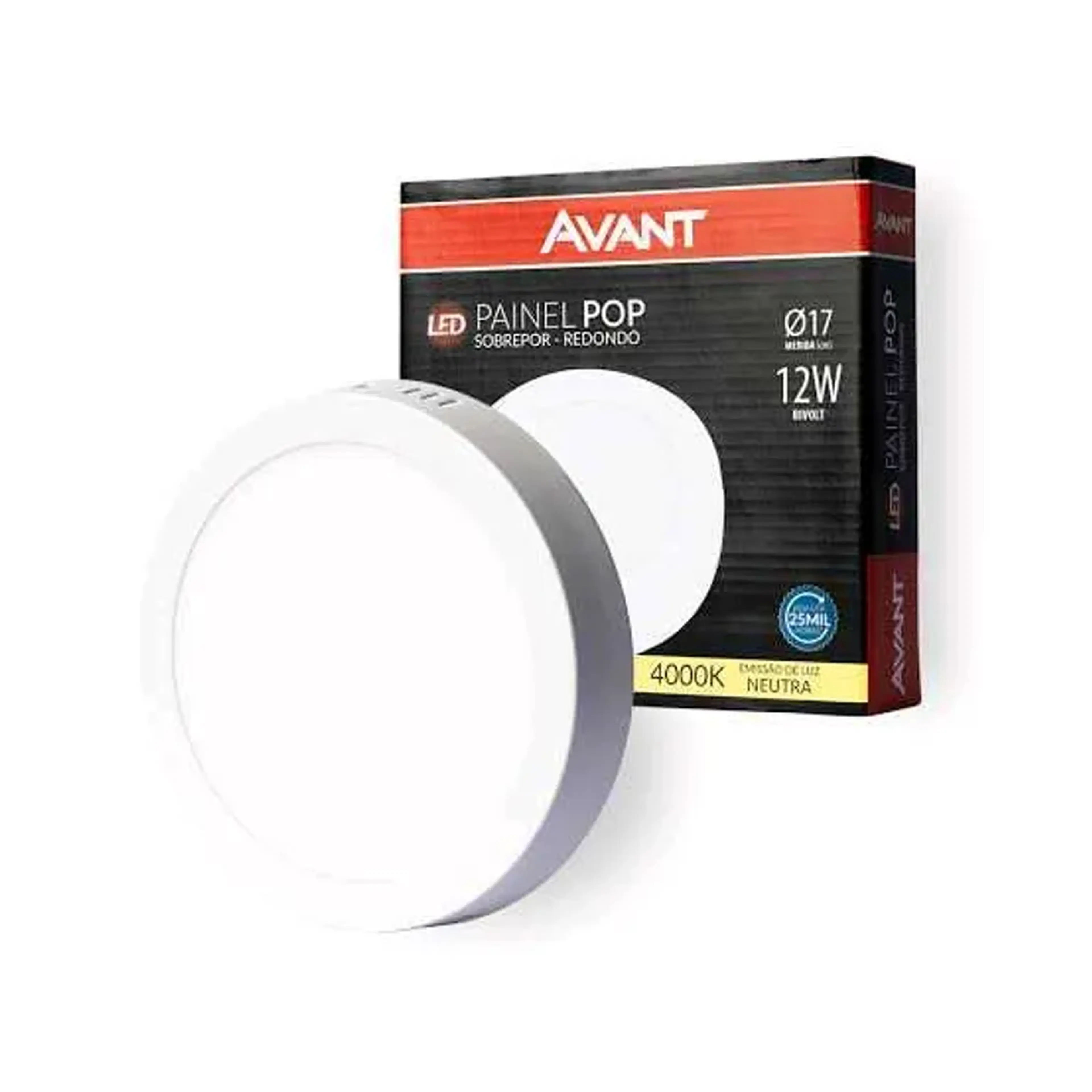 Painel Pop LED redondo Avant 12 W imagem