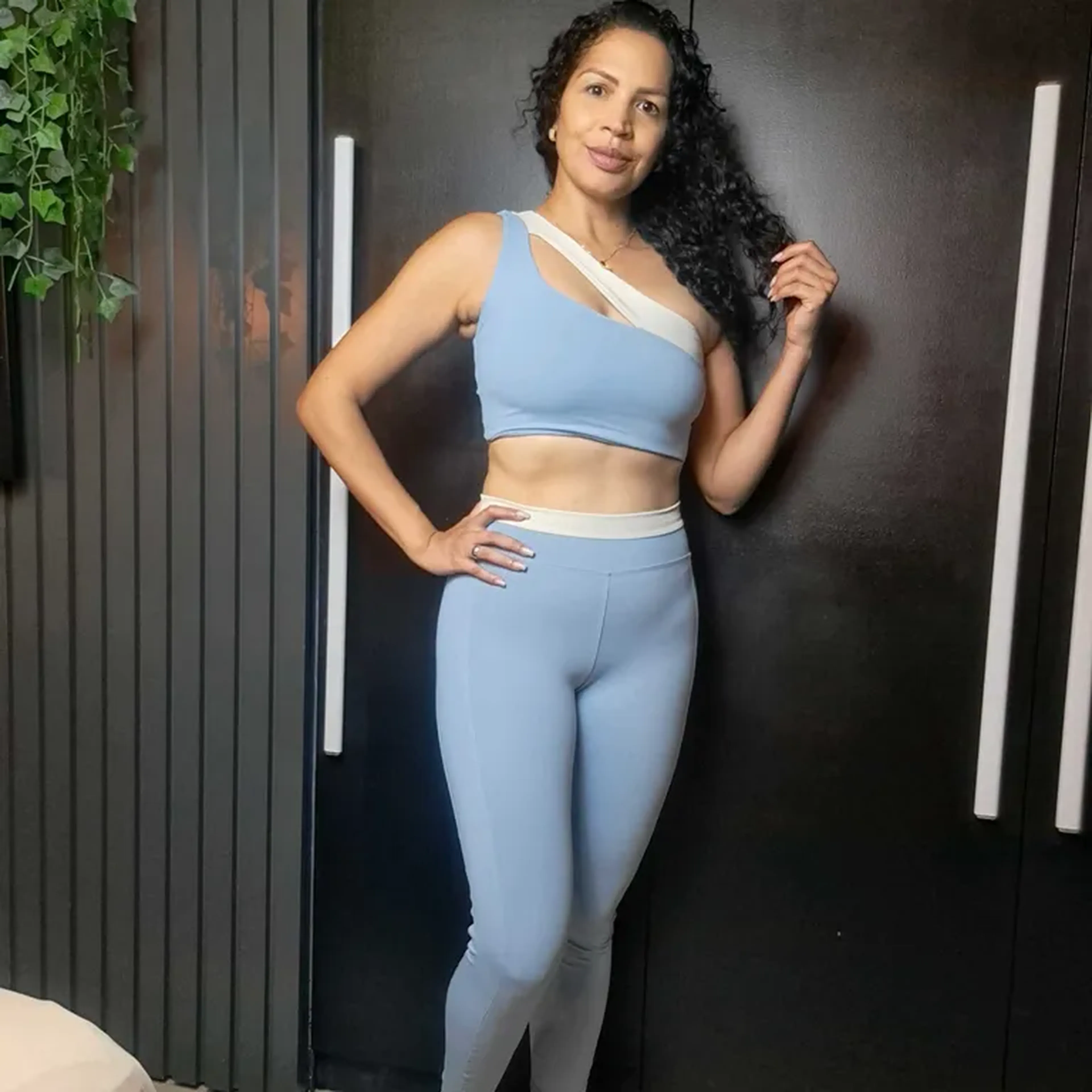 Conjunto Legging Azul Serenity imagem