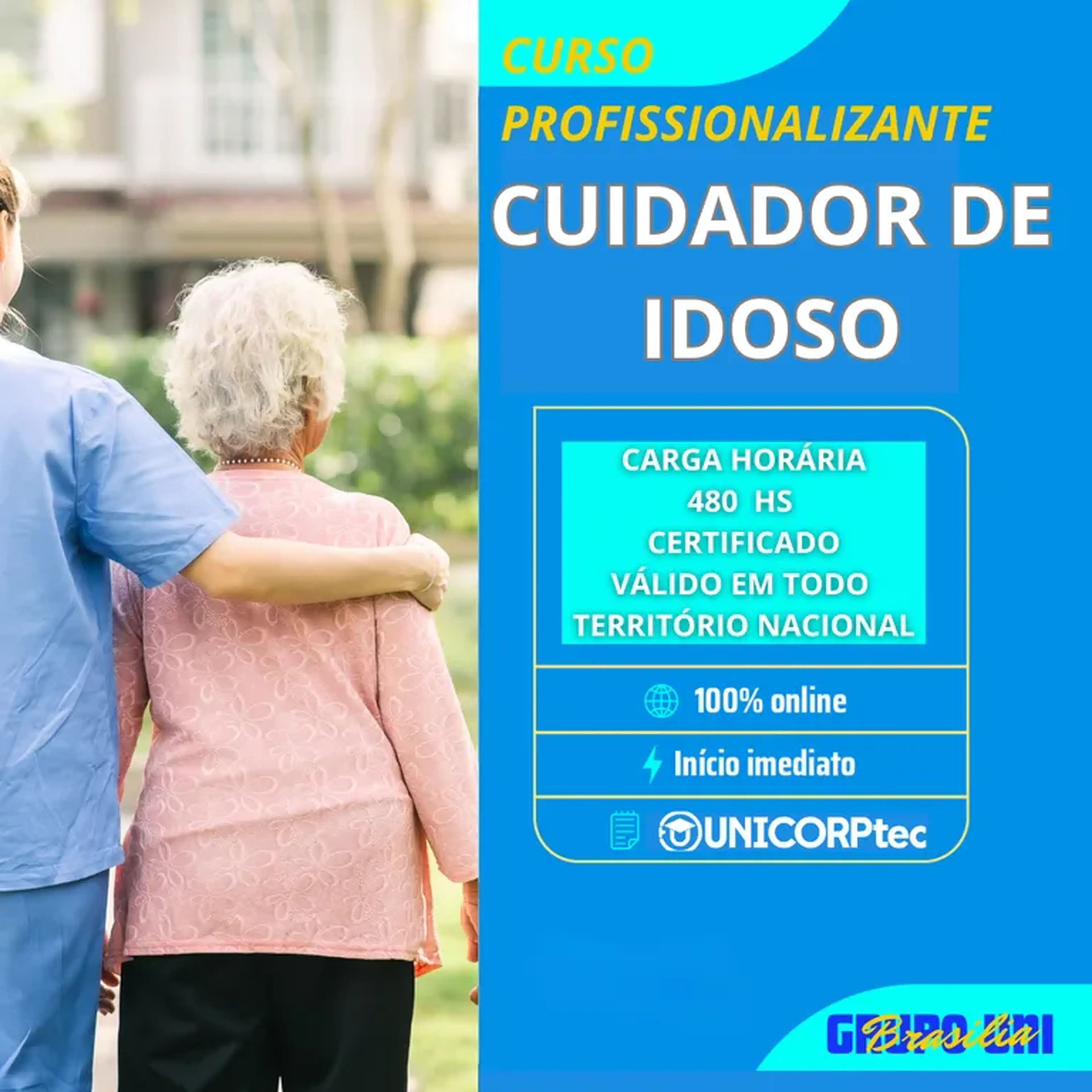 curso cuidador de idoso imagem