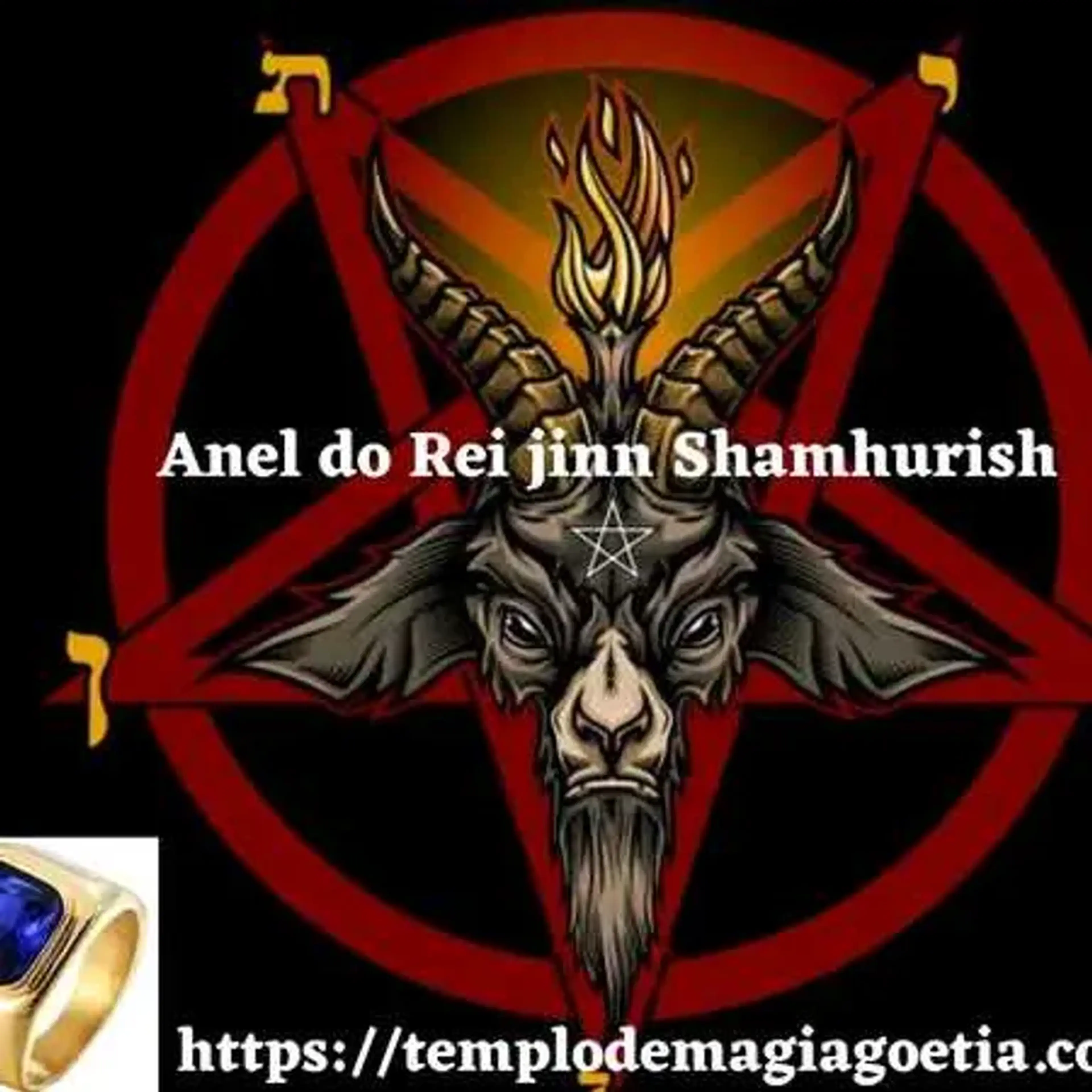 Anel do rei jinn Shamhurish imagem