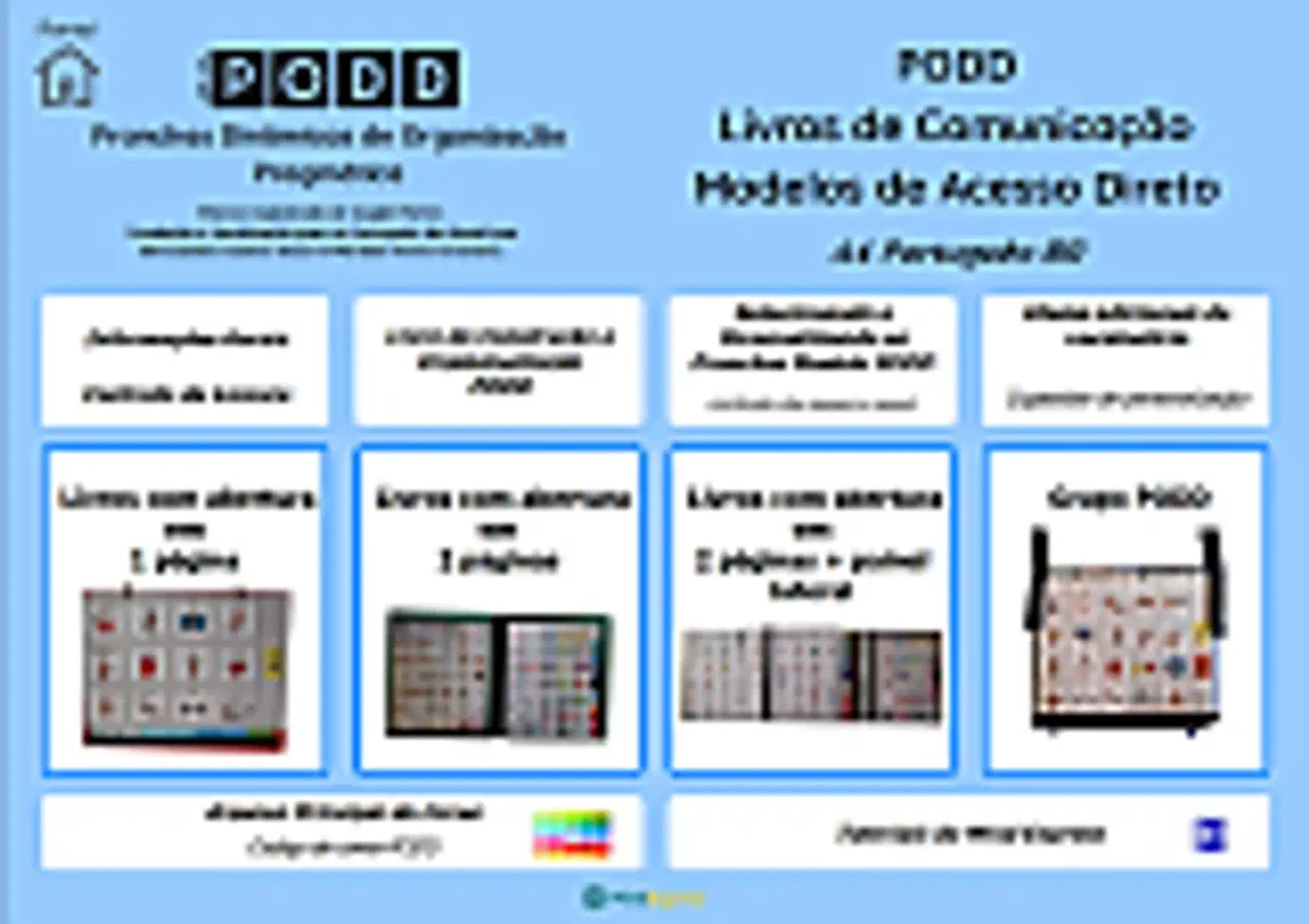 Mind Express 5 + Conjunto Pranchas PODD - Livros Impressão imagem