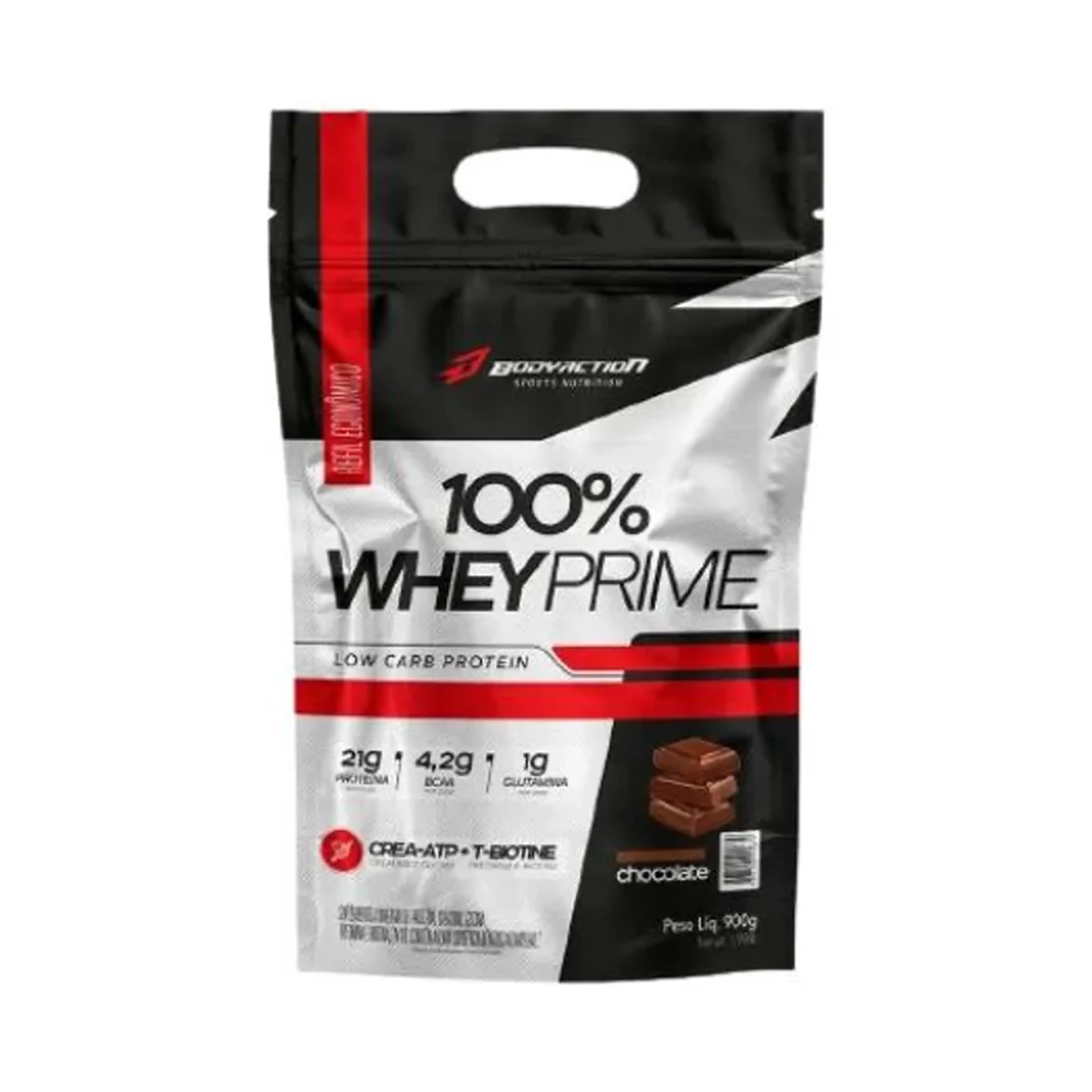 100% Whey Prime refil 900g (chocolate) imagem
