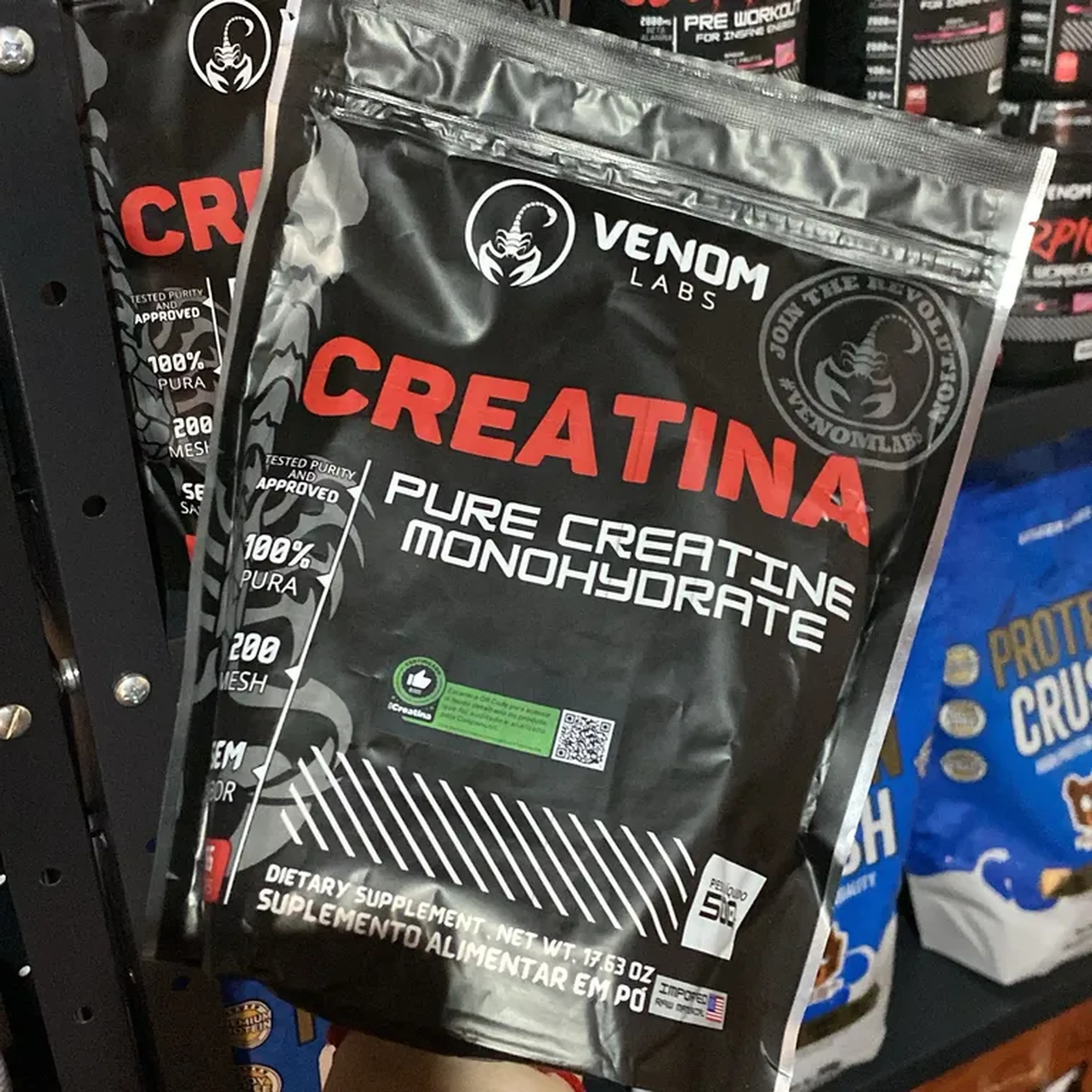Creatina Venom Labs 500g imagem