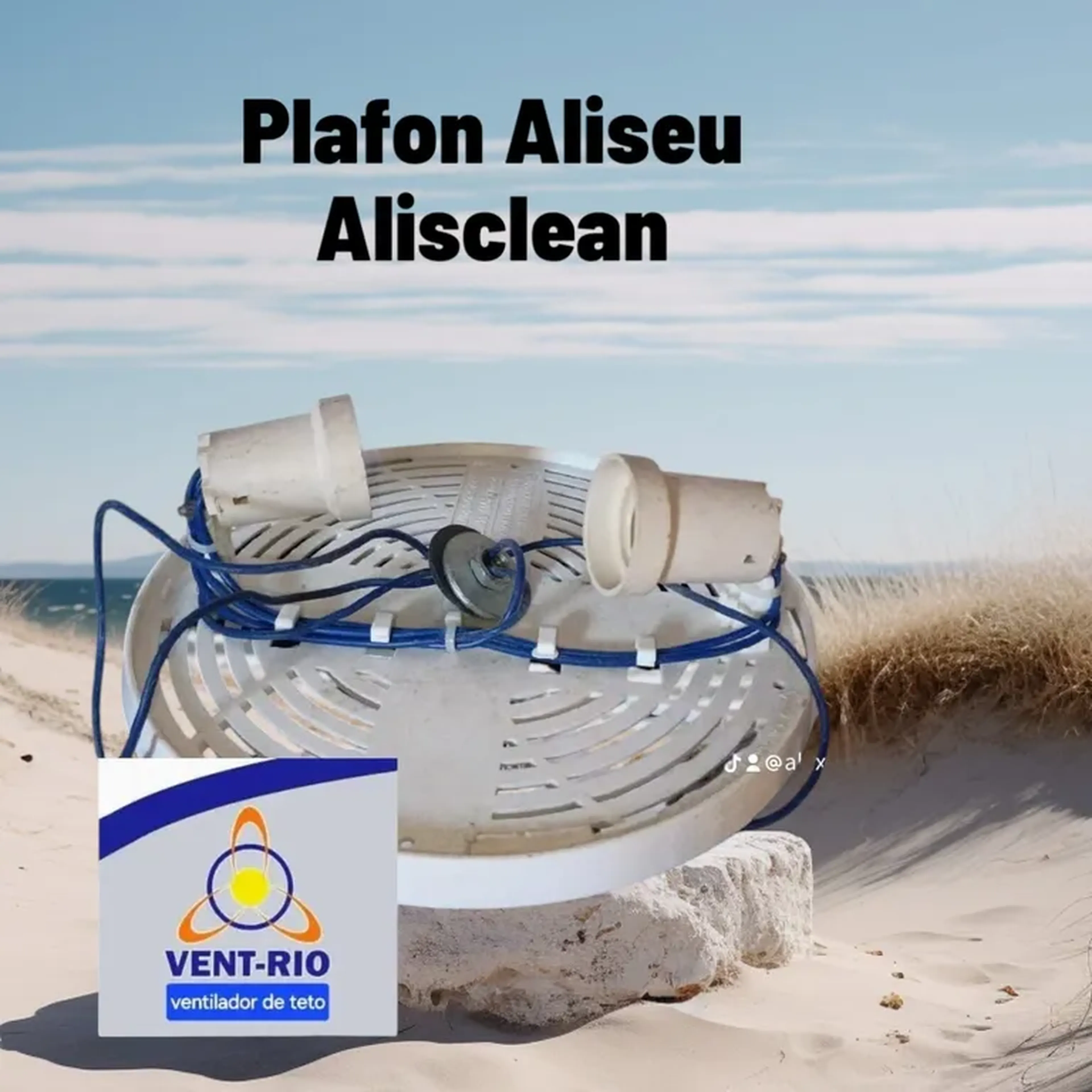 Plafon Aliseu alisclean Smart com bocais imagem