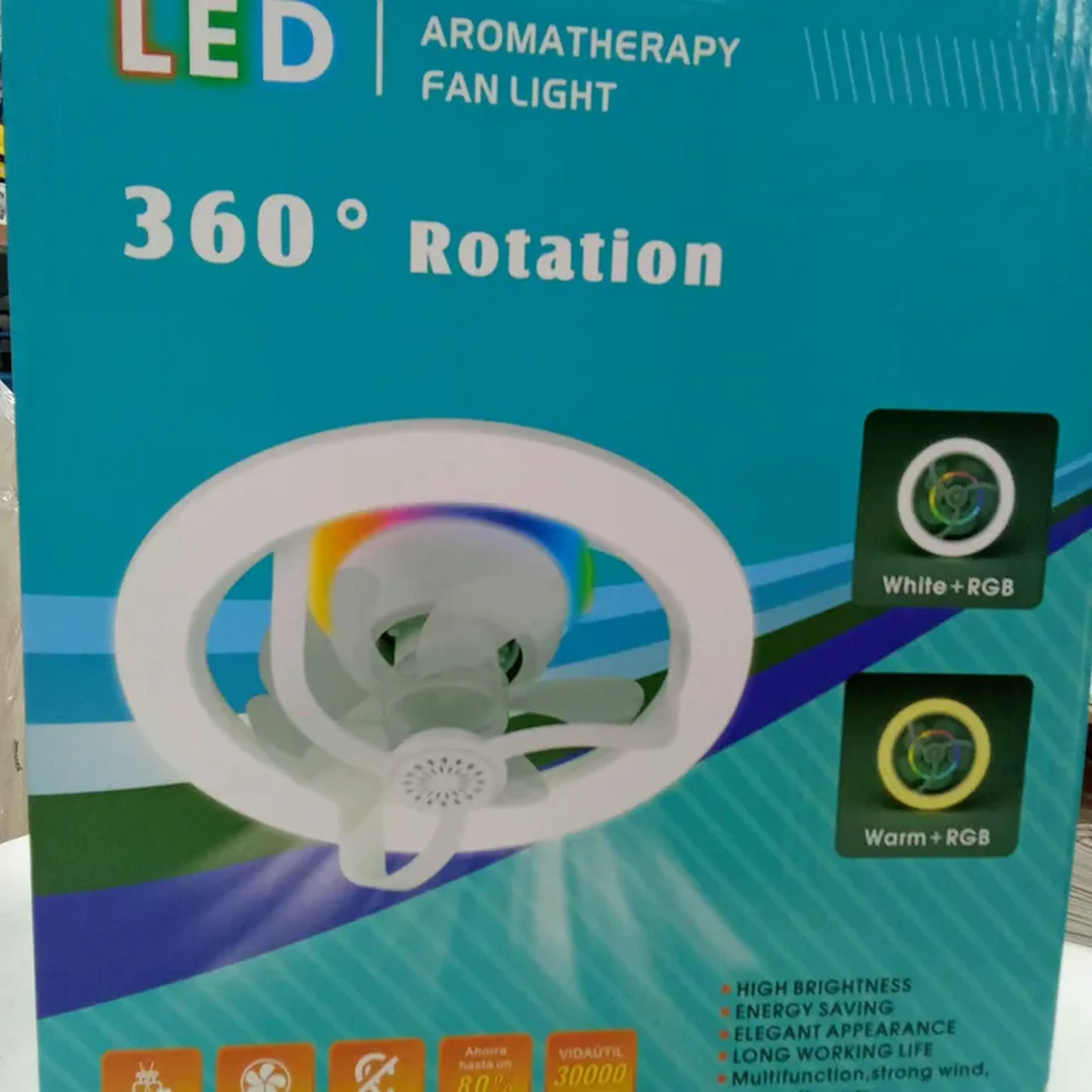 Lâmpada Com ventilador RGB imagem