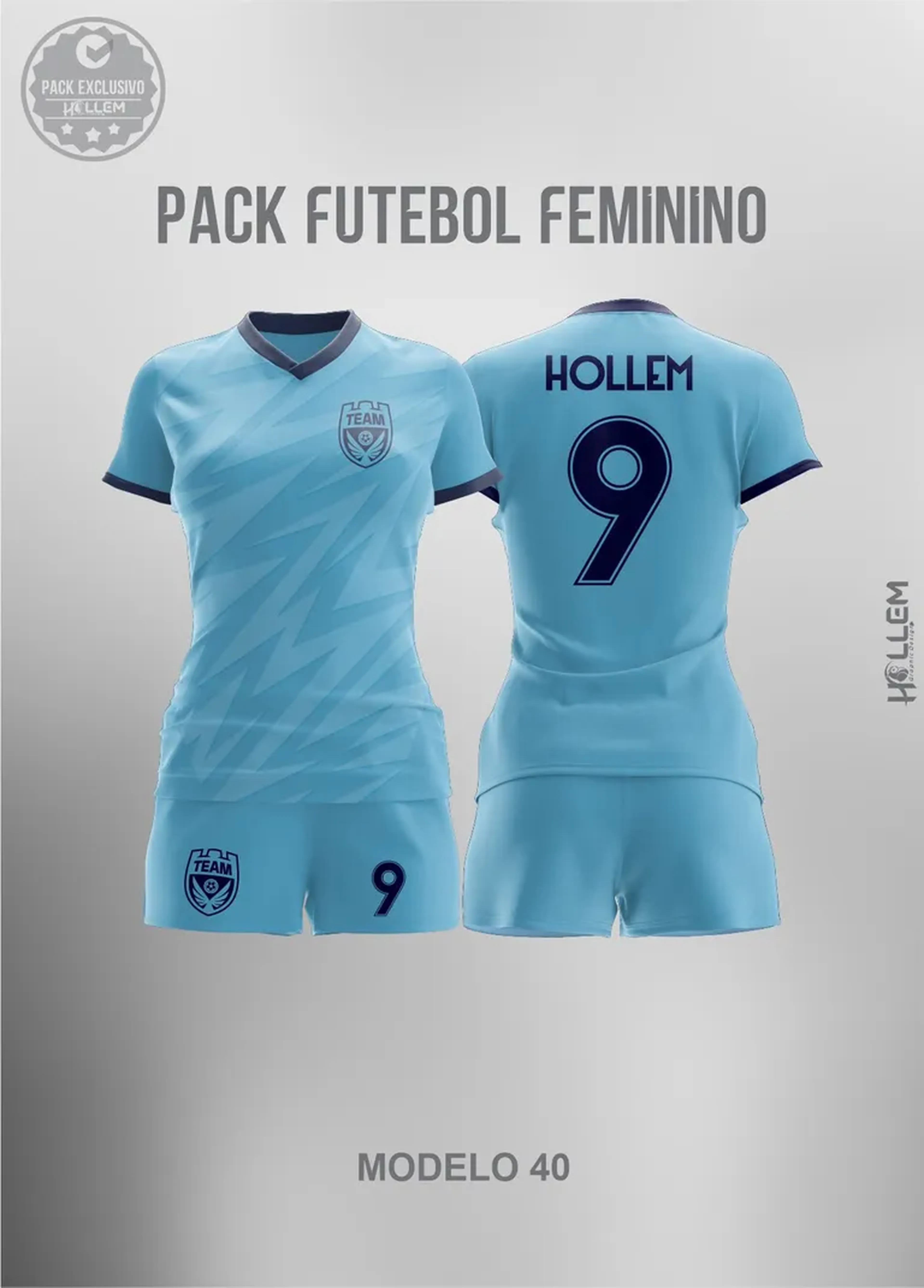 Texura Futebol feminino MOD40 imagem