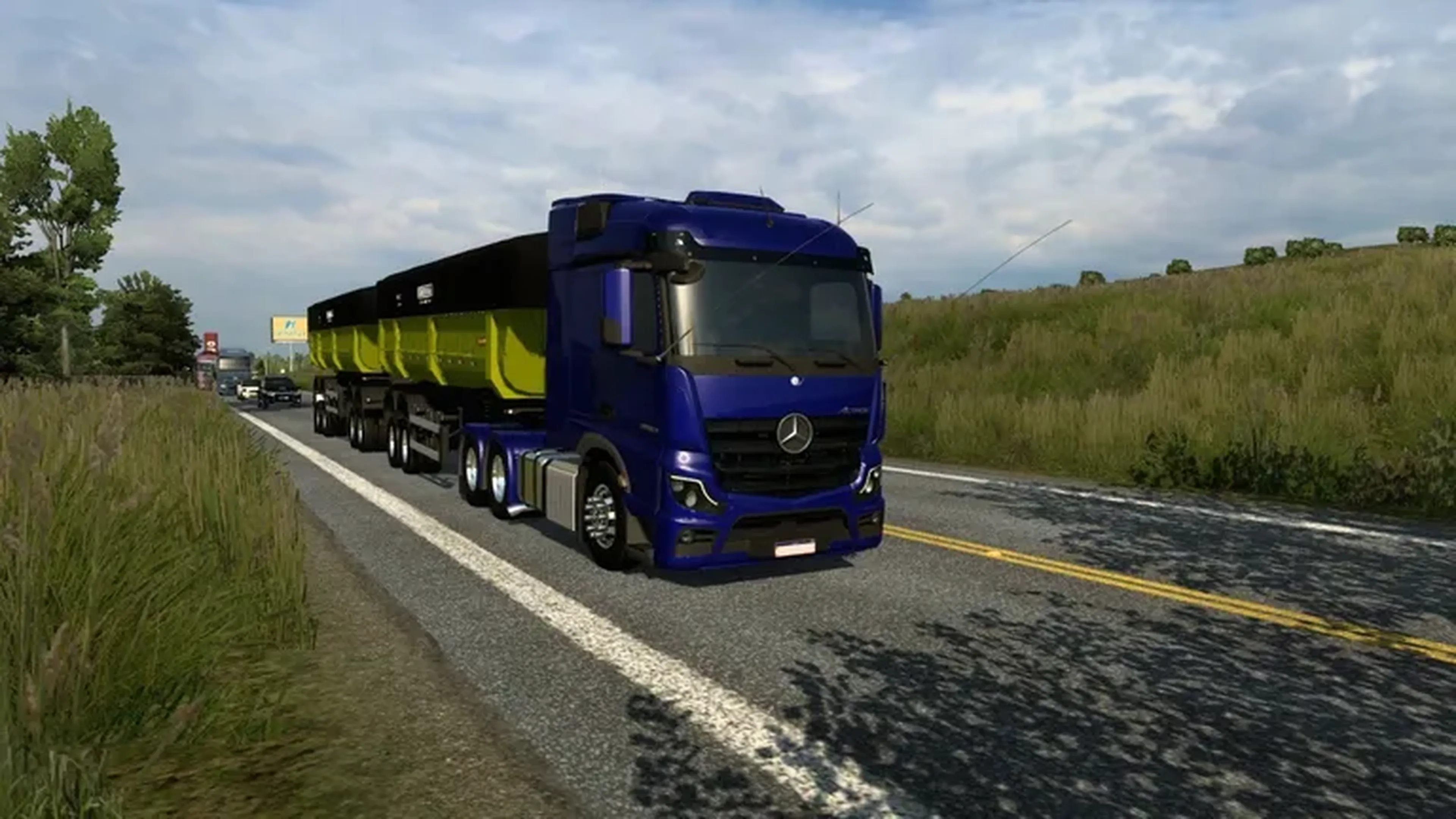 Conjunto MB Actros 2653 + Basculante Guerra no Dolly imagem