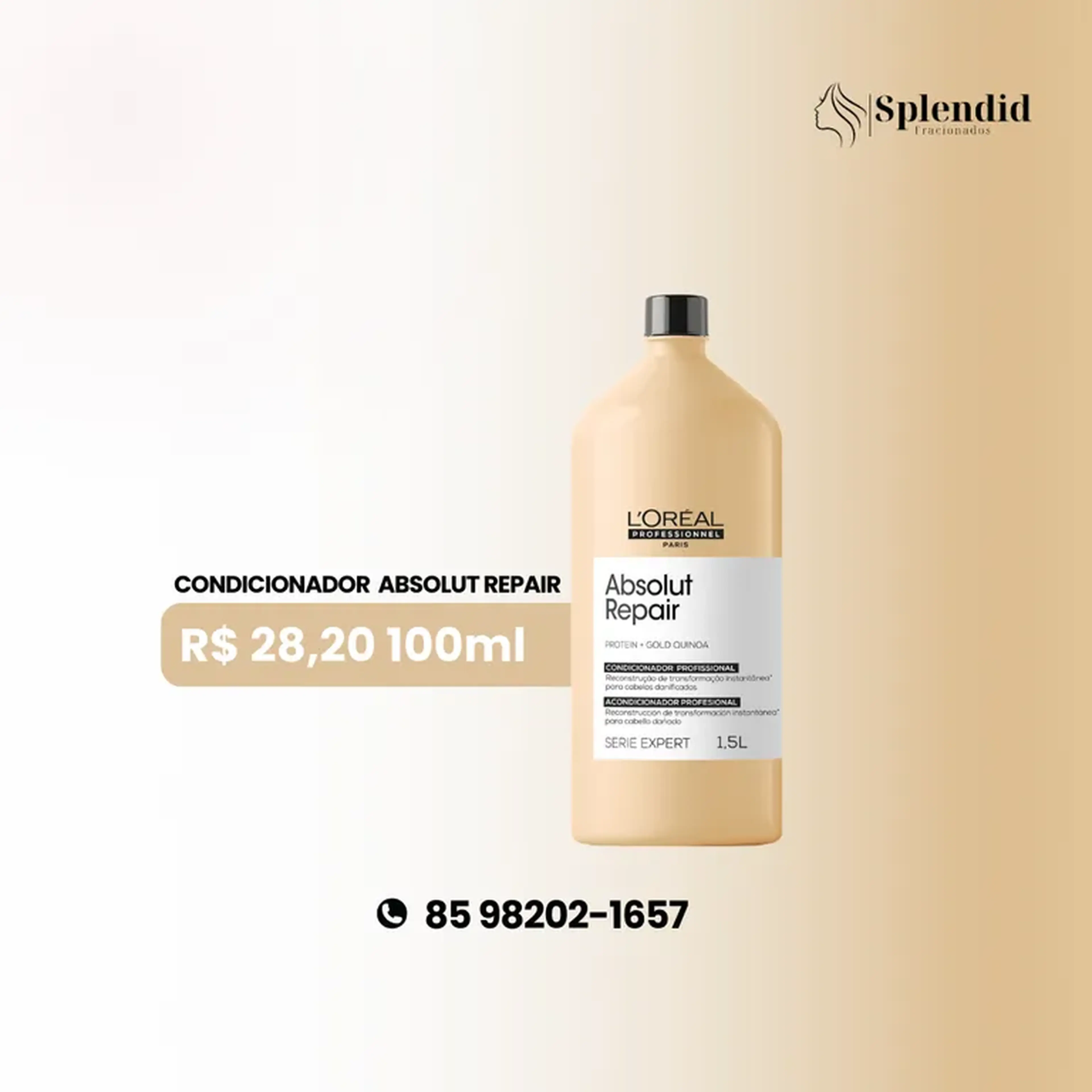 L’Oréal Absolut Repair Condicionador fracionados imagem