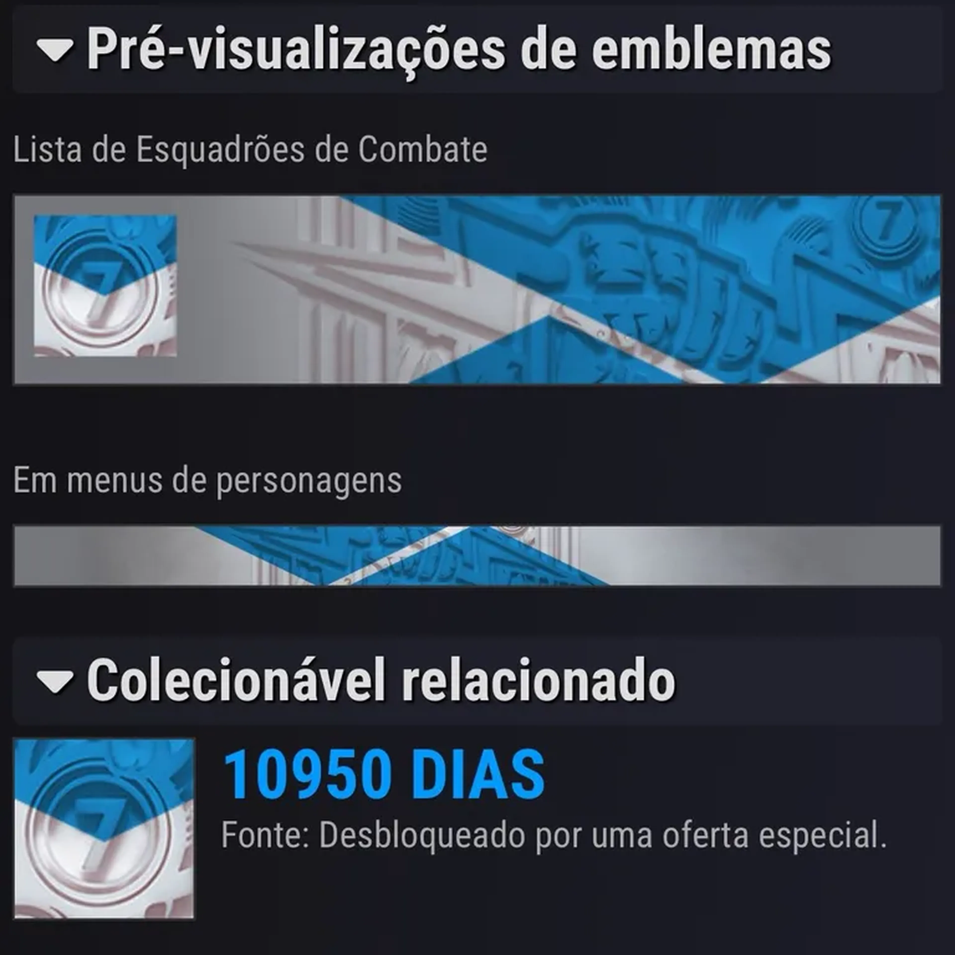 Destiny 2 emblem: 10950 dias imagem