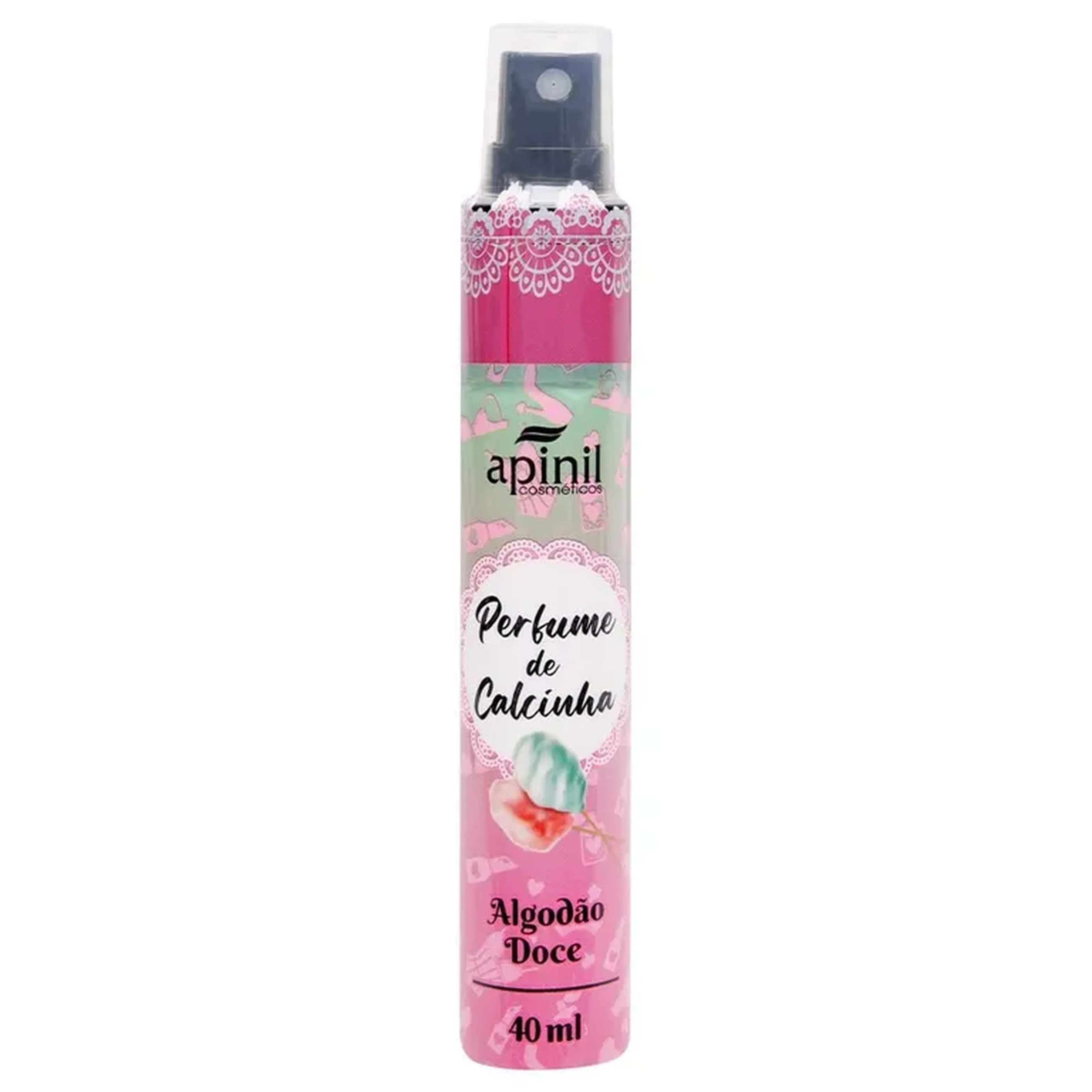 Perfume De Calcinha Algodão Doce 40ml Apinil imagem