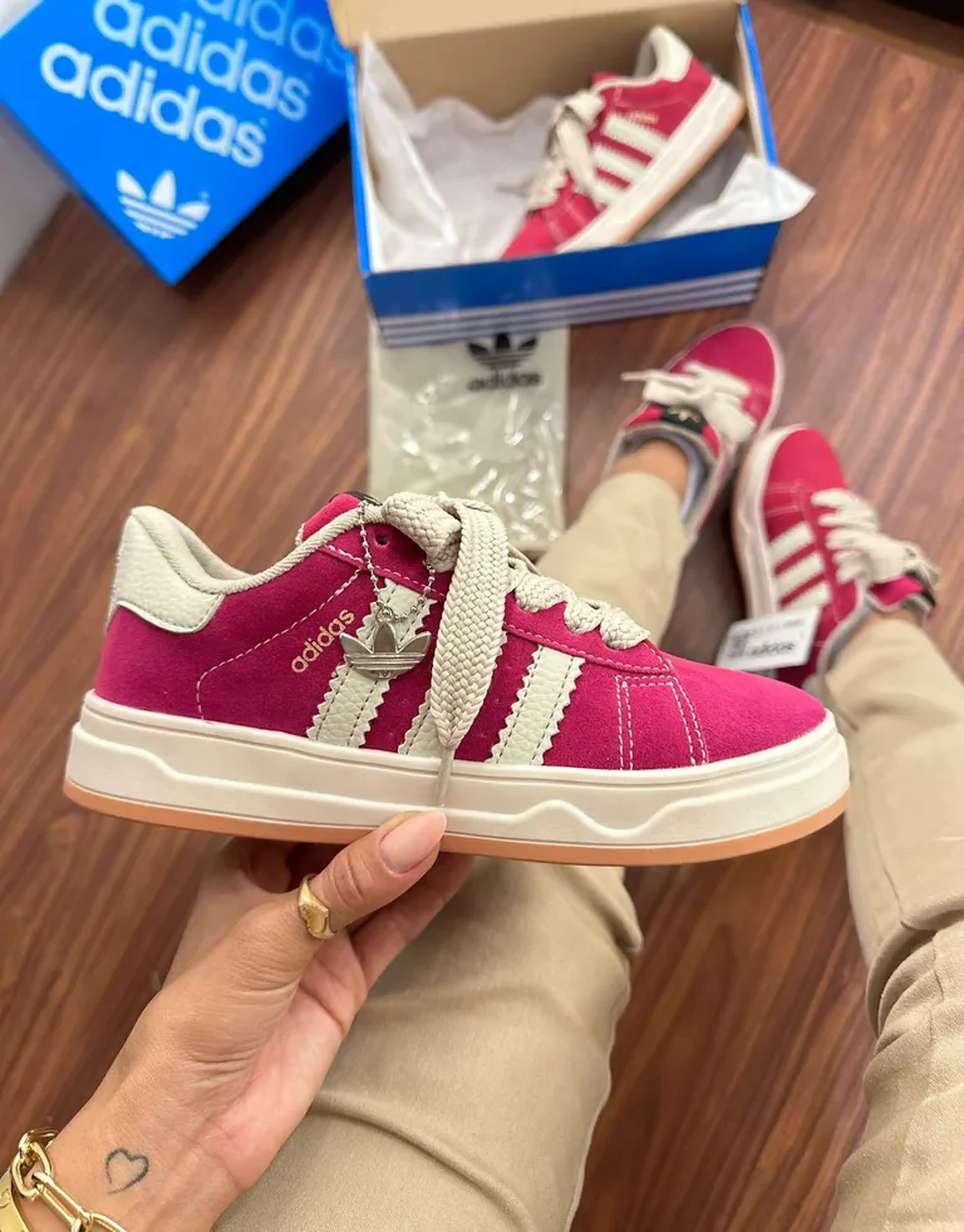 Adidas Blum 3D camurça - Pink imagem