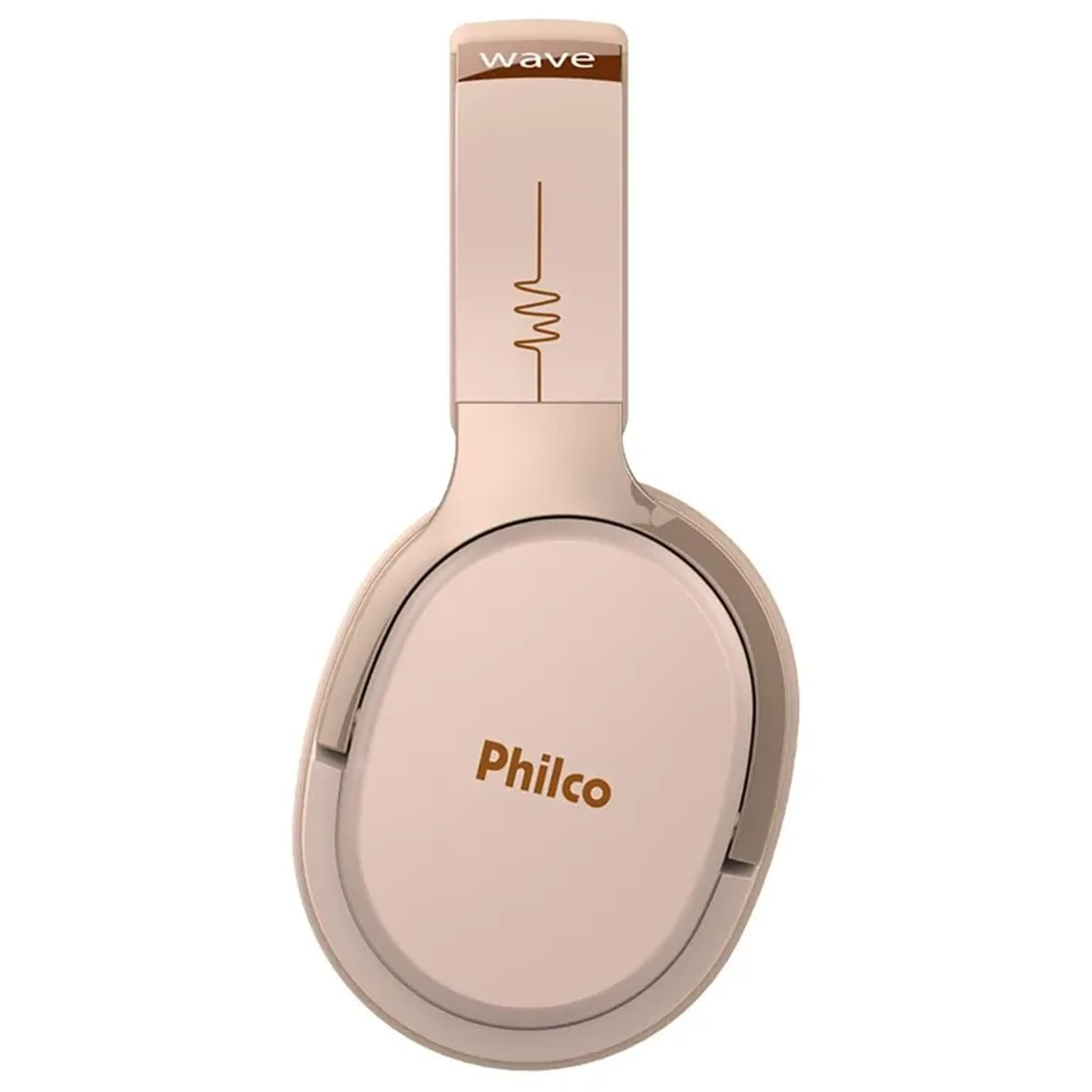 Fone de Ouvido Sem Fio Philco PFO01BTG Wave - Bege imagem